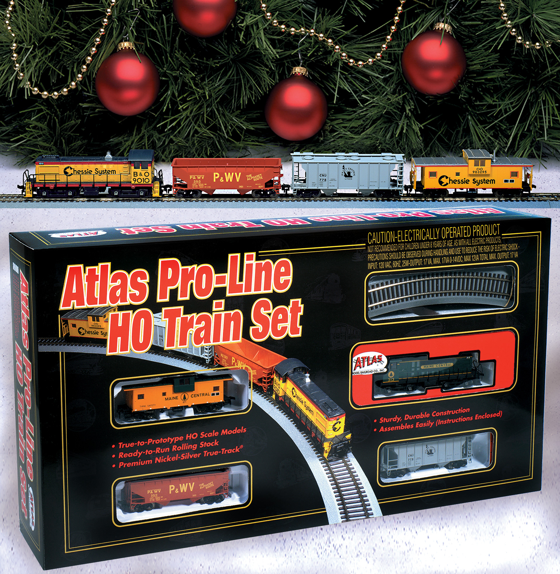 Atlas Pro-Line HO Train Set Christmas Ad
