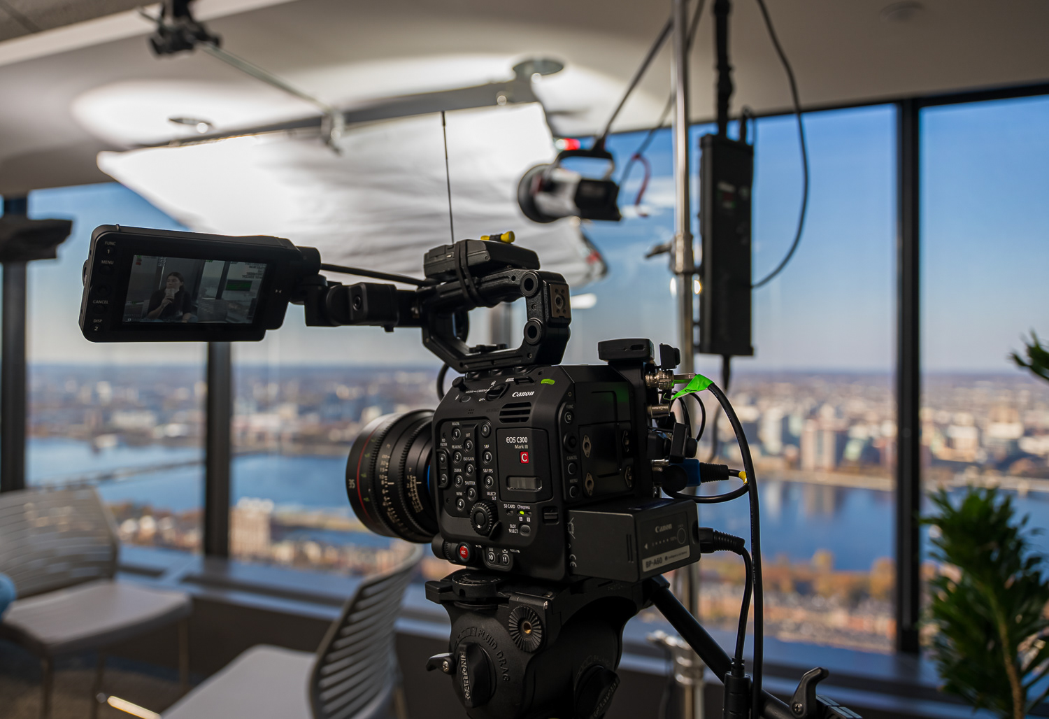Corporate Shoot overlooking the Charles River