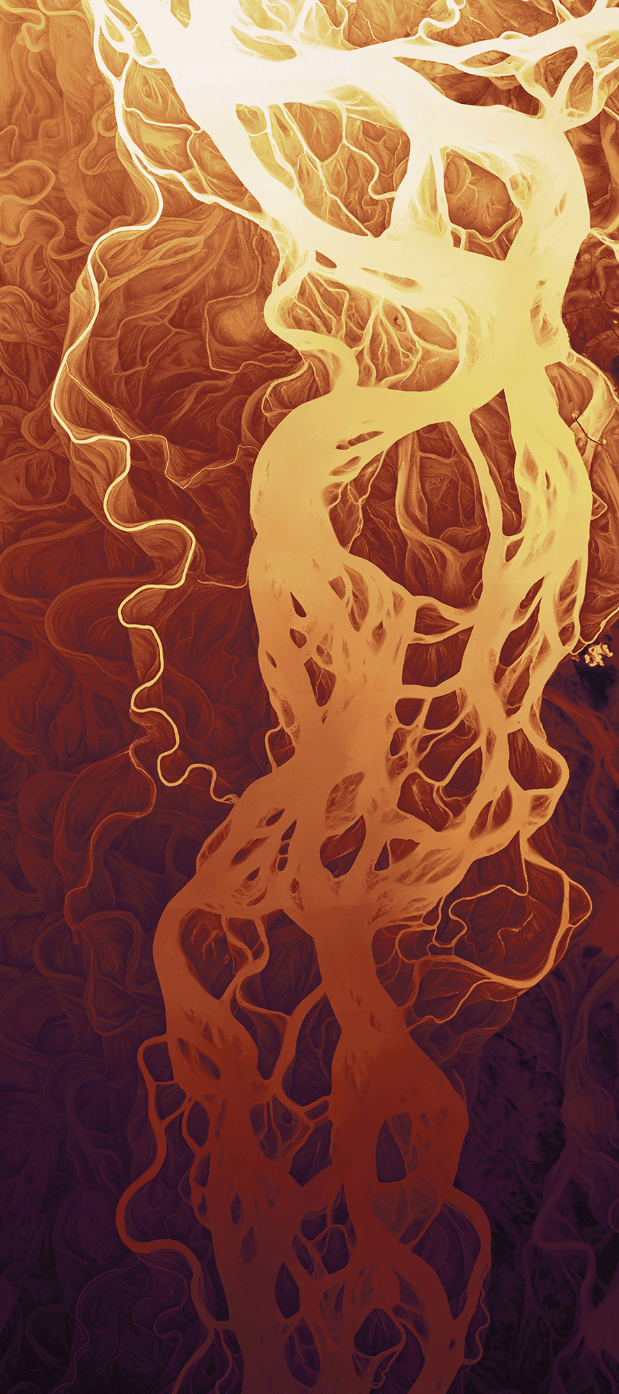 020 Yukon River Channels 4800 x 10800 pixels