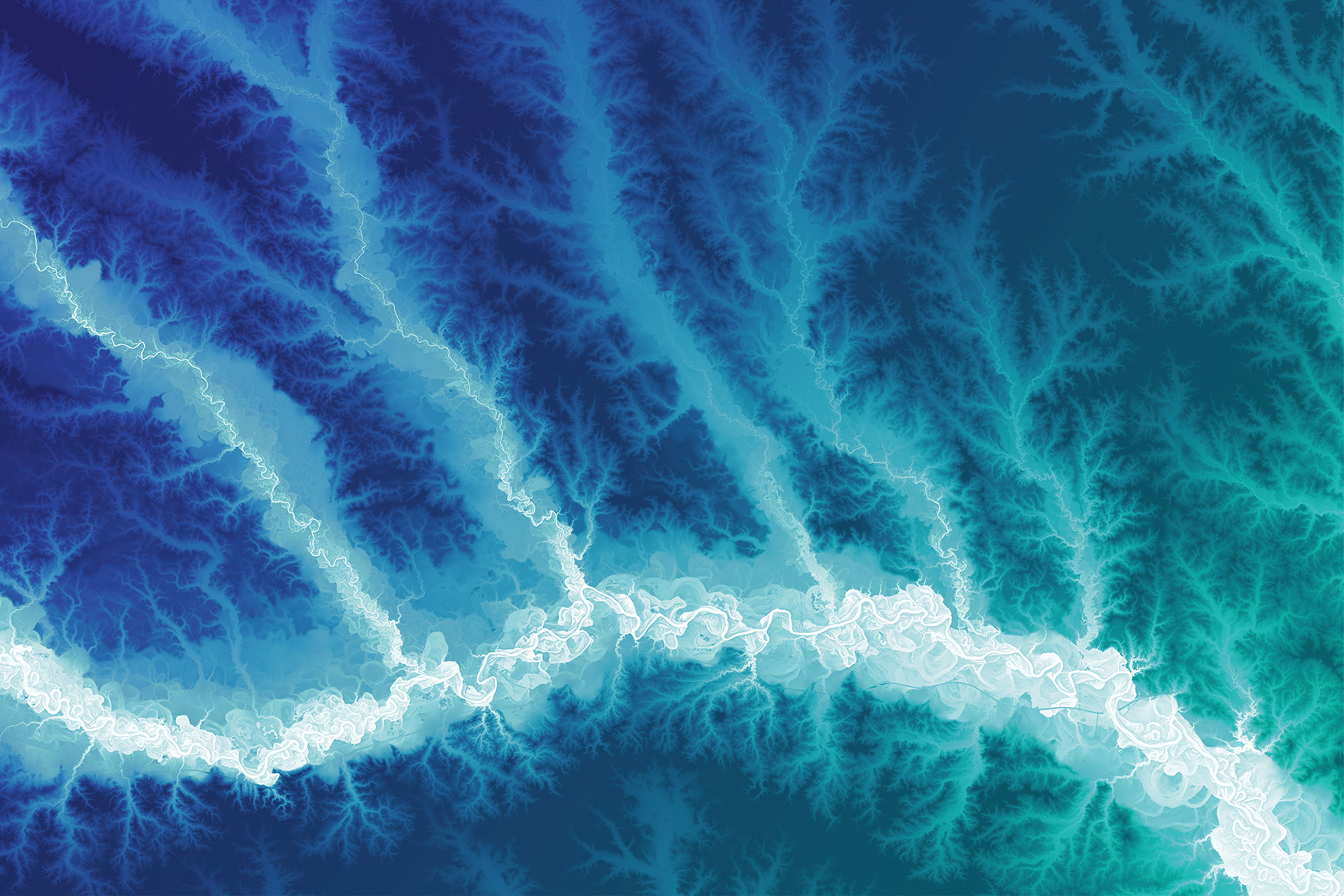 170 Leaf River Veins 21600 x 14400 pixels