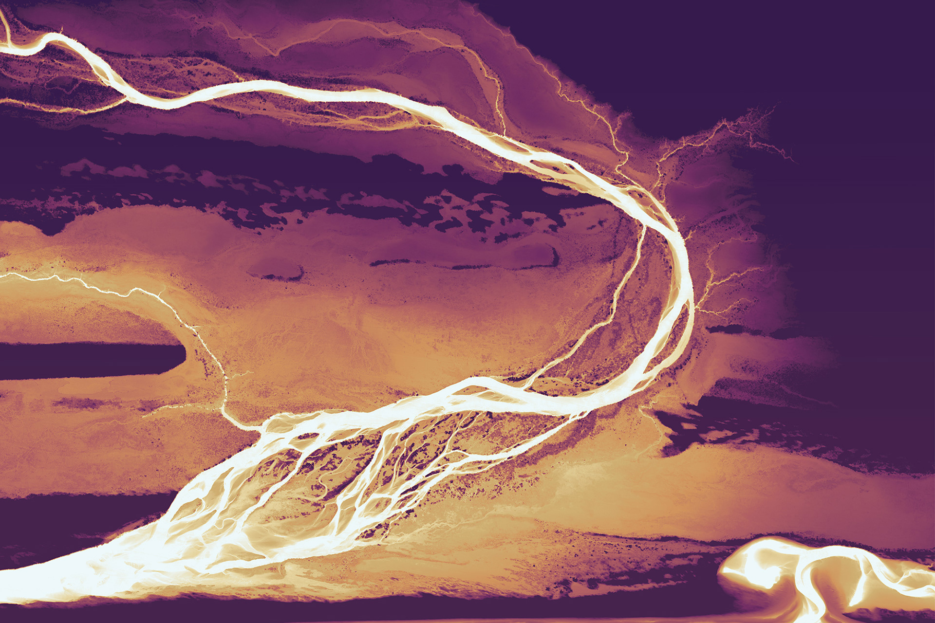 169 Kaliakh River Curvature 21600 x 14400 pixels