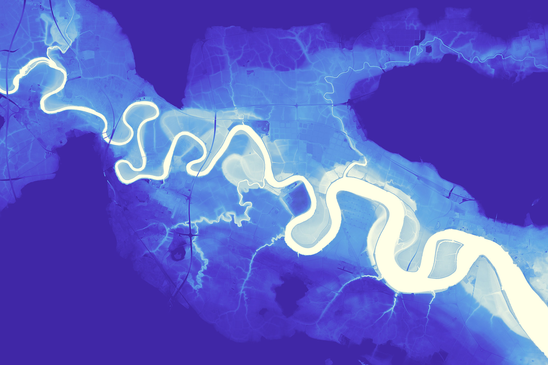 091 River Forth Cornflower Blue 18000 12000 pixels