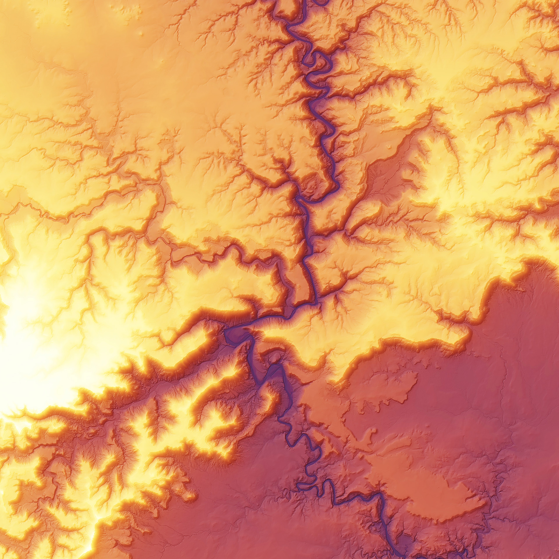 195 Canadian River Canyons, New Mexico, USA, 21600 x 21600 pixels