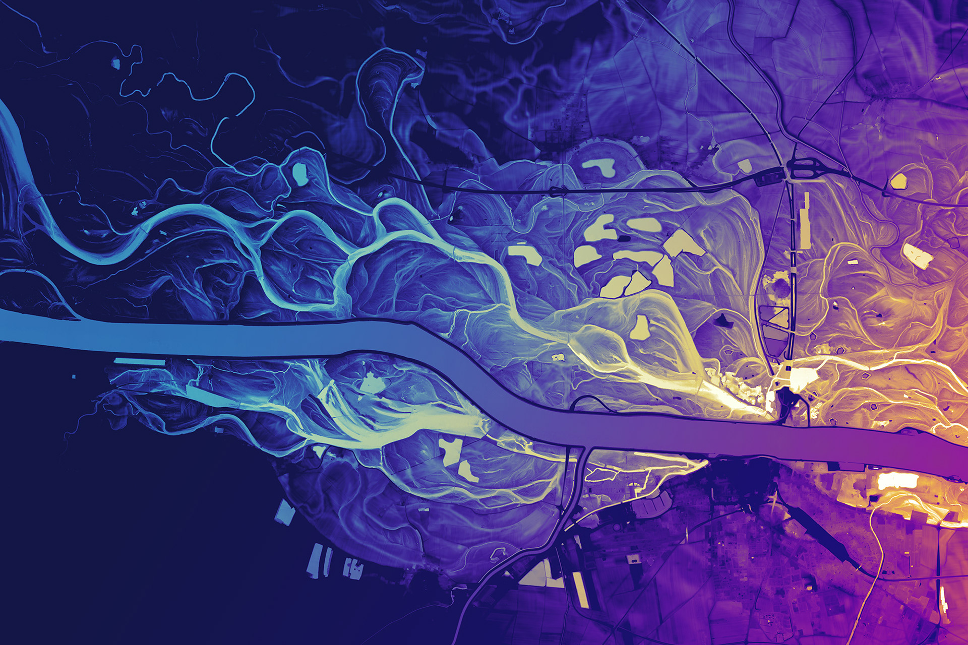 066 Danube River Fade 18000 x 12000 pixels