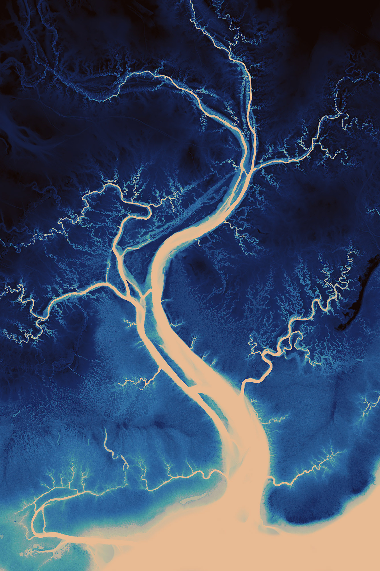 099 Spencer Gulf Tidal Channels 12000 x 18000 pixels