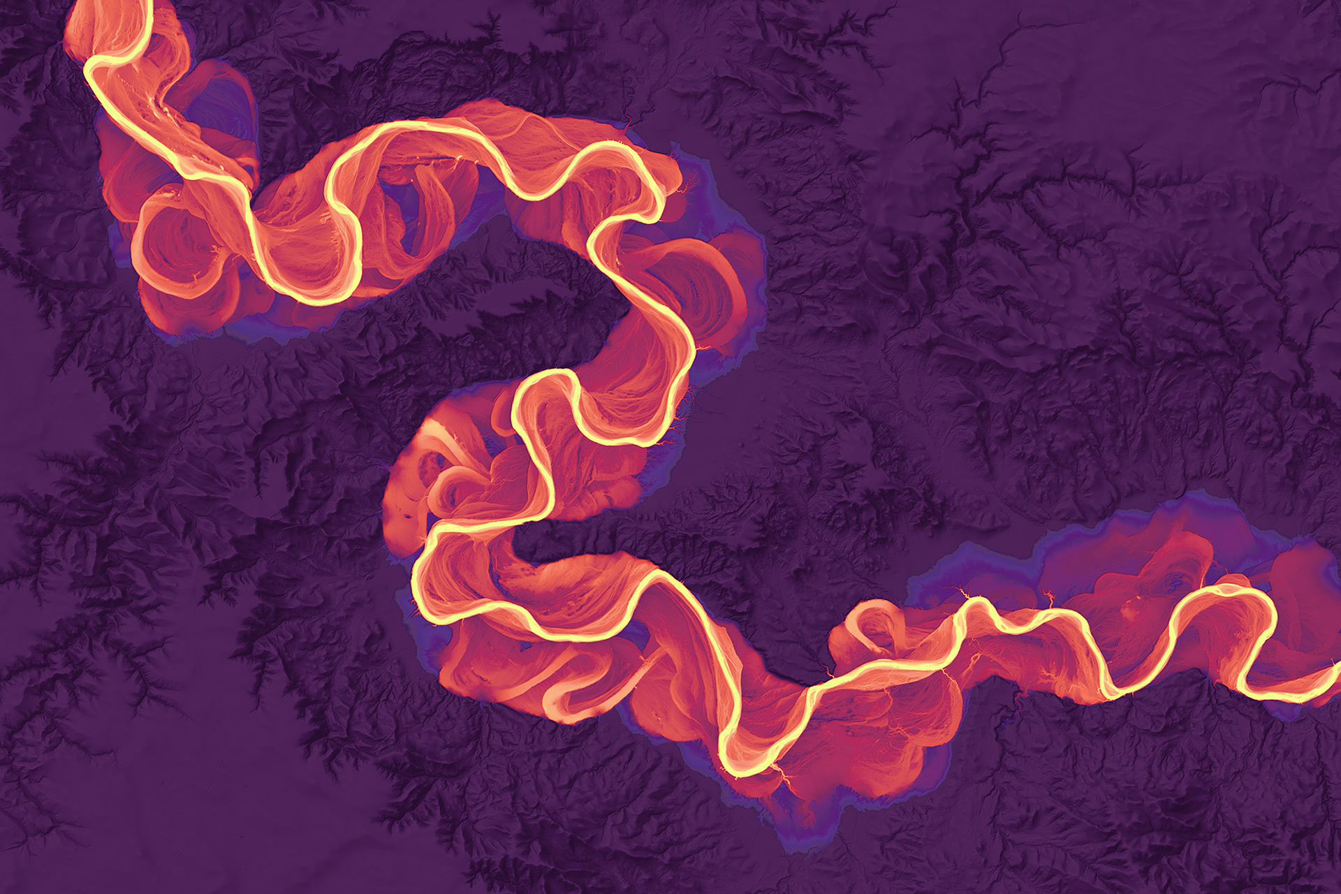 122 Grand River Twists 18000 x 12000 pixels