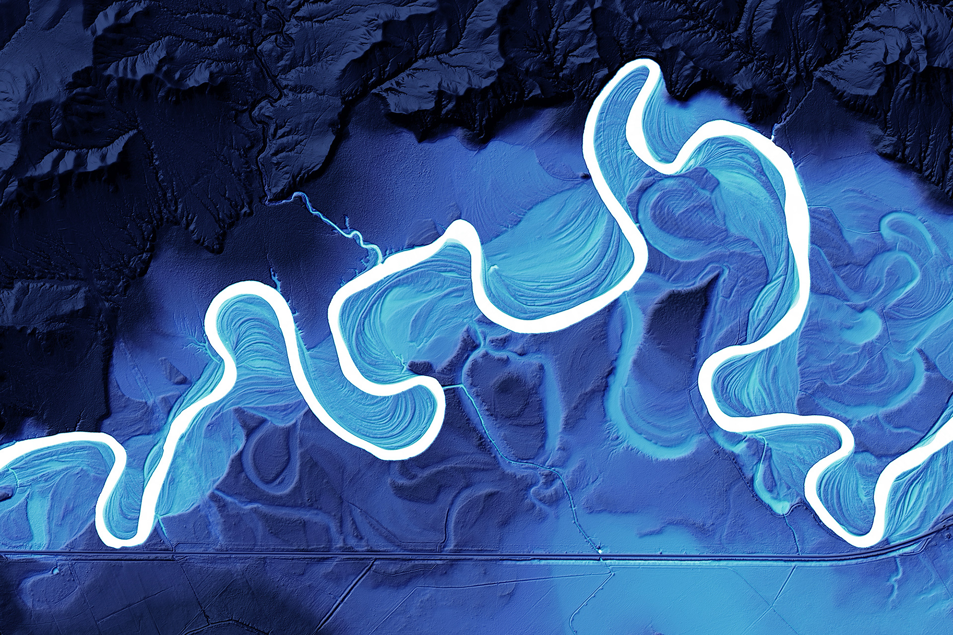 158 Sevier River Grooves 21600 x 14400 pixels