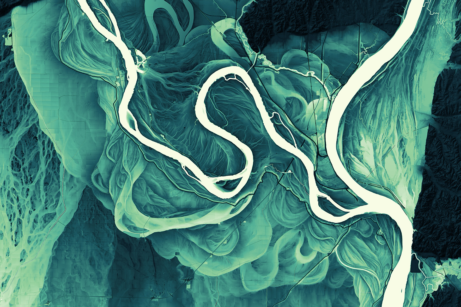 120 Mississippi Ohio Confluence 18000 x 12000 pixels