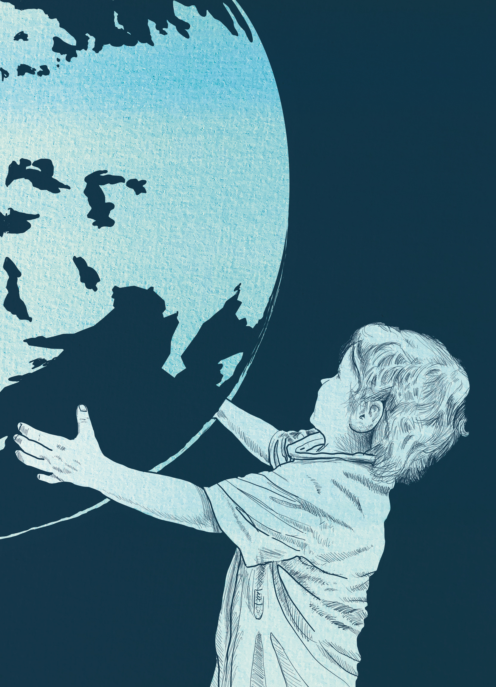 Die Erde in Kinderhände