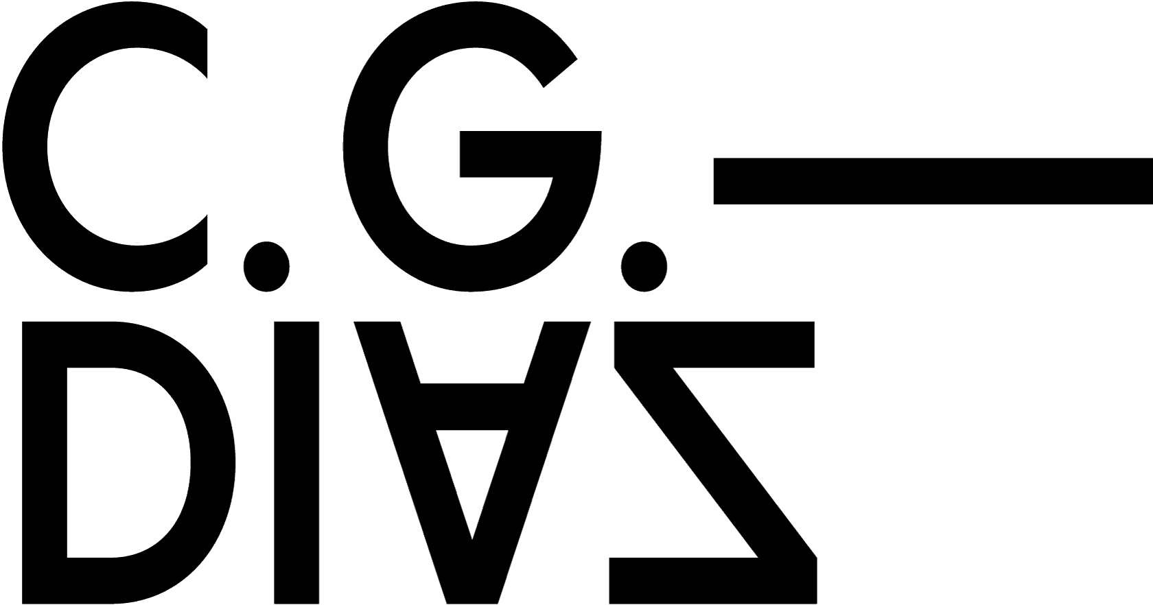 Typografische Logo-Animation und Corporate Identity für C.G. DIAZ. Präzises Branding von AGS | Art Graphic—Studio.