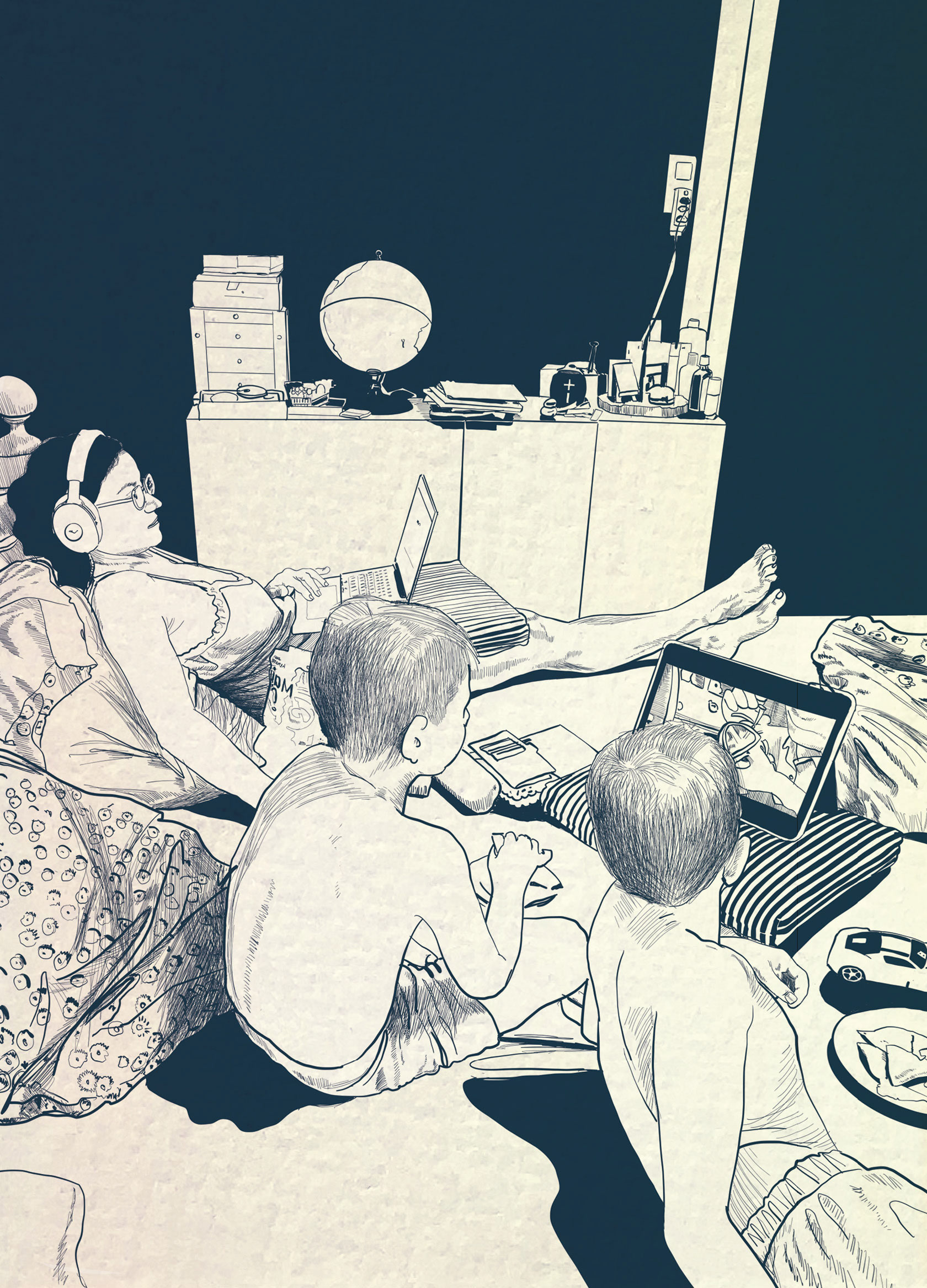 Familienunterhaltung