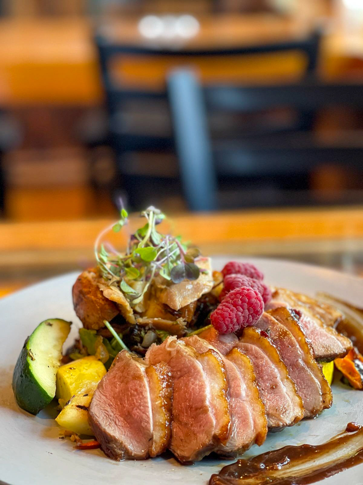 hoisin glazed duck breast