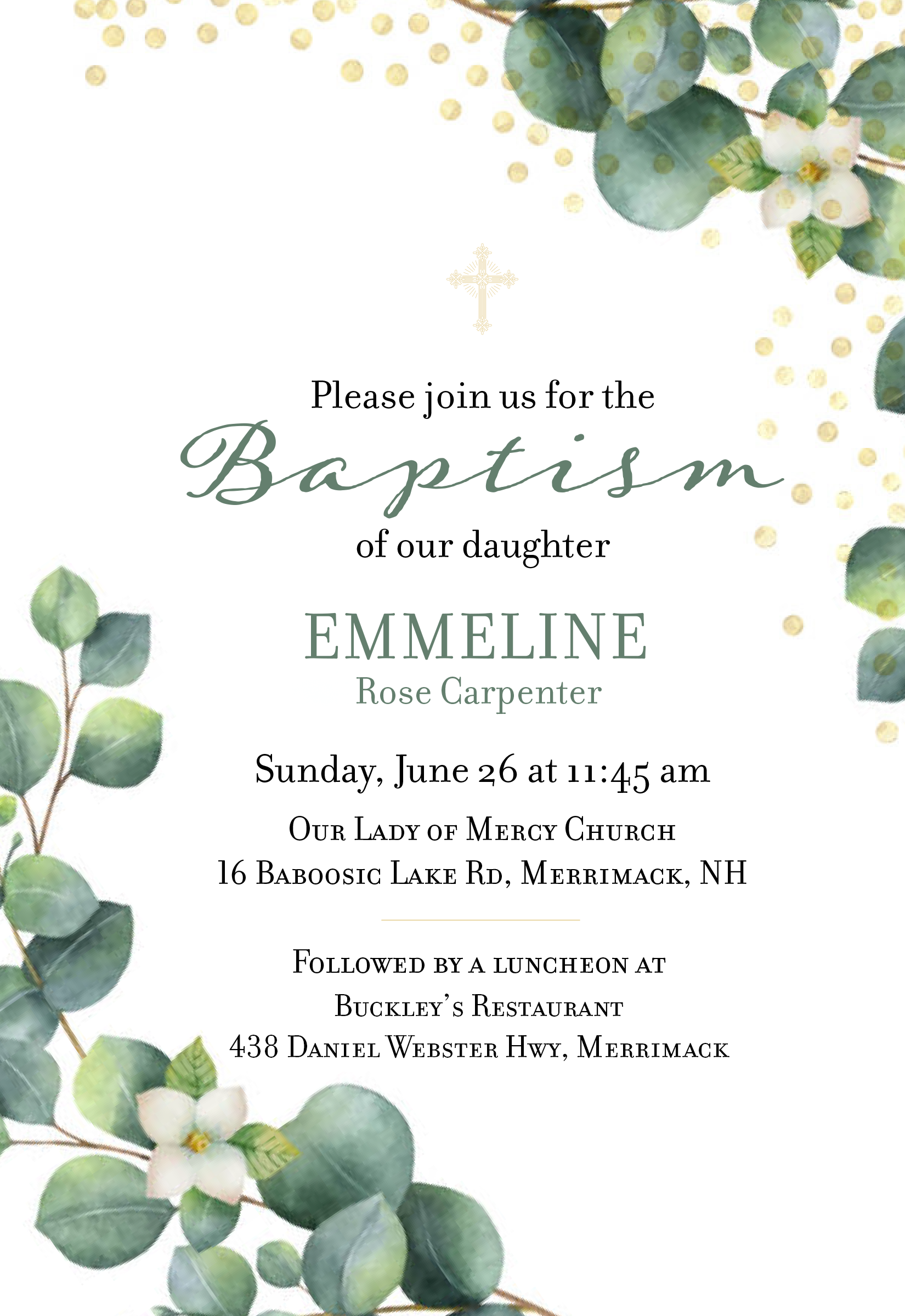 Baptism Invitation