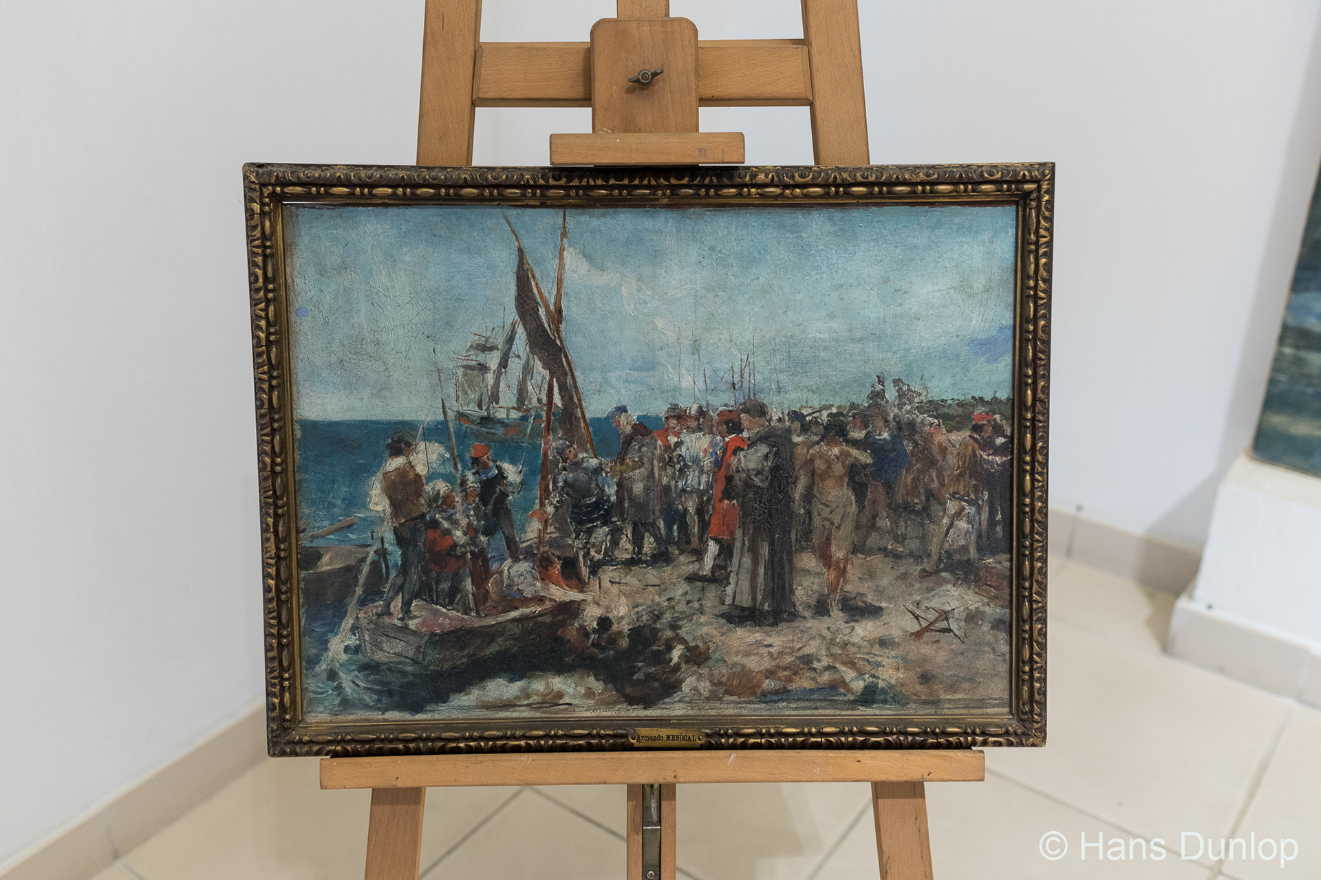 Armando G. Menocal: Embarque de Colon por Bobadilla (1893)