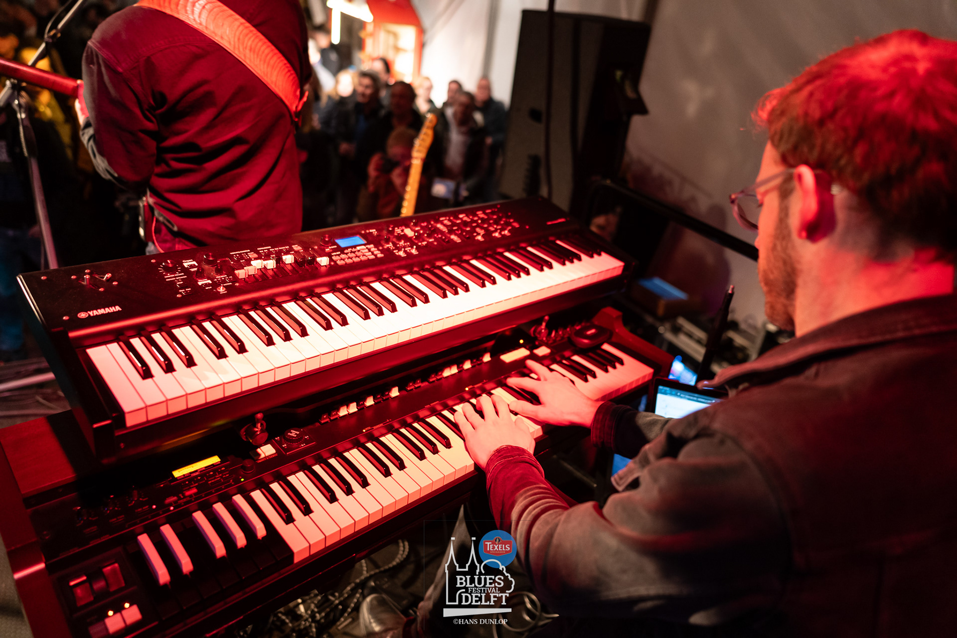 David Ronaldo in de tent bij De Oude Jan