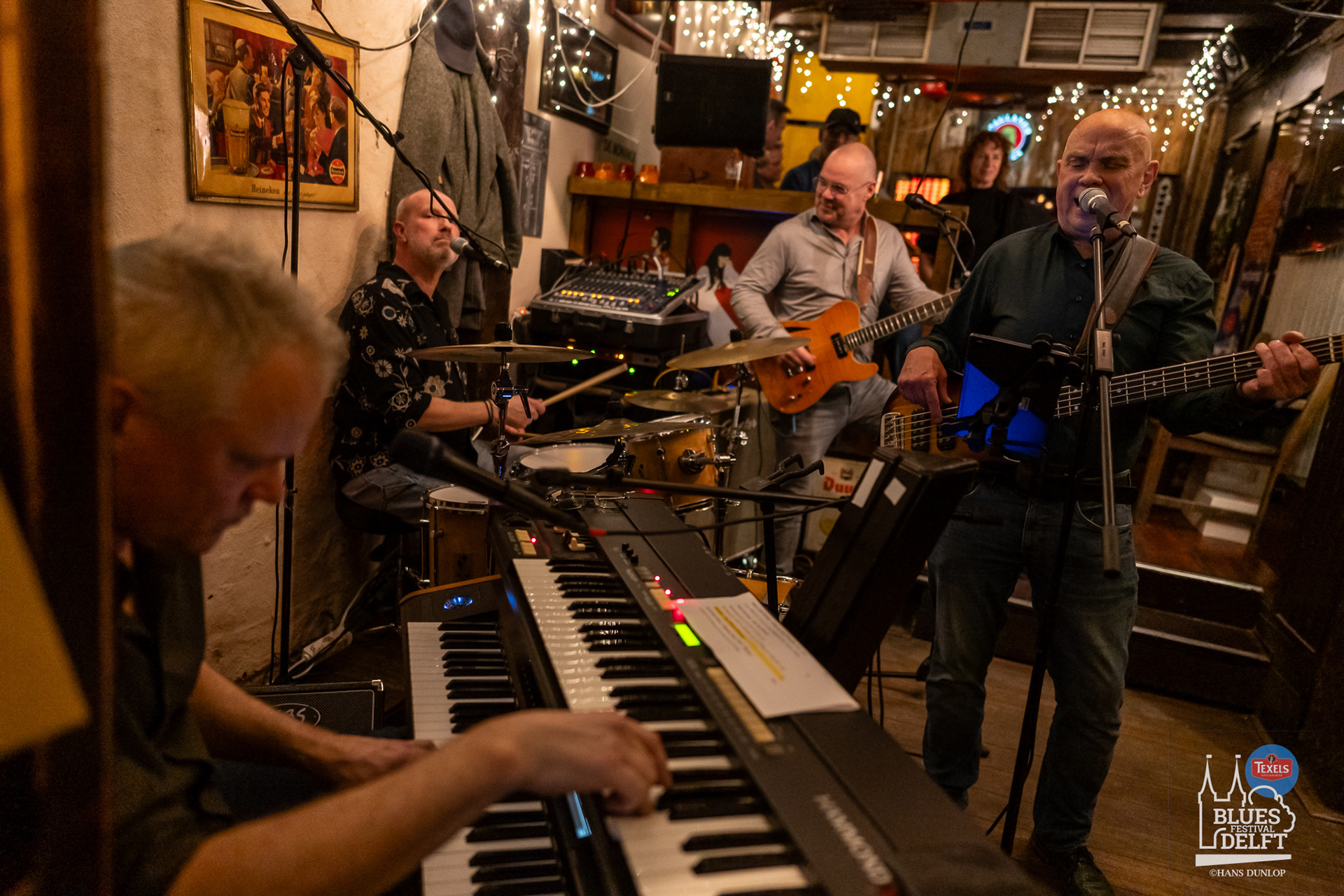 Pauls Blues Quartet in café De Joffer