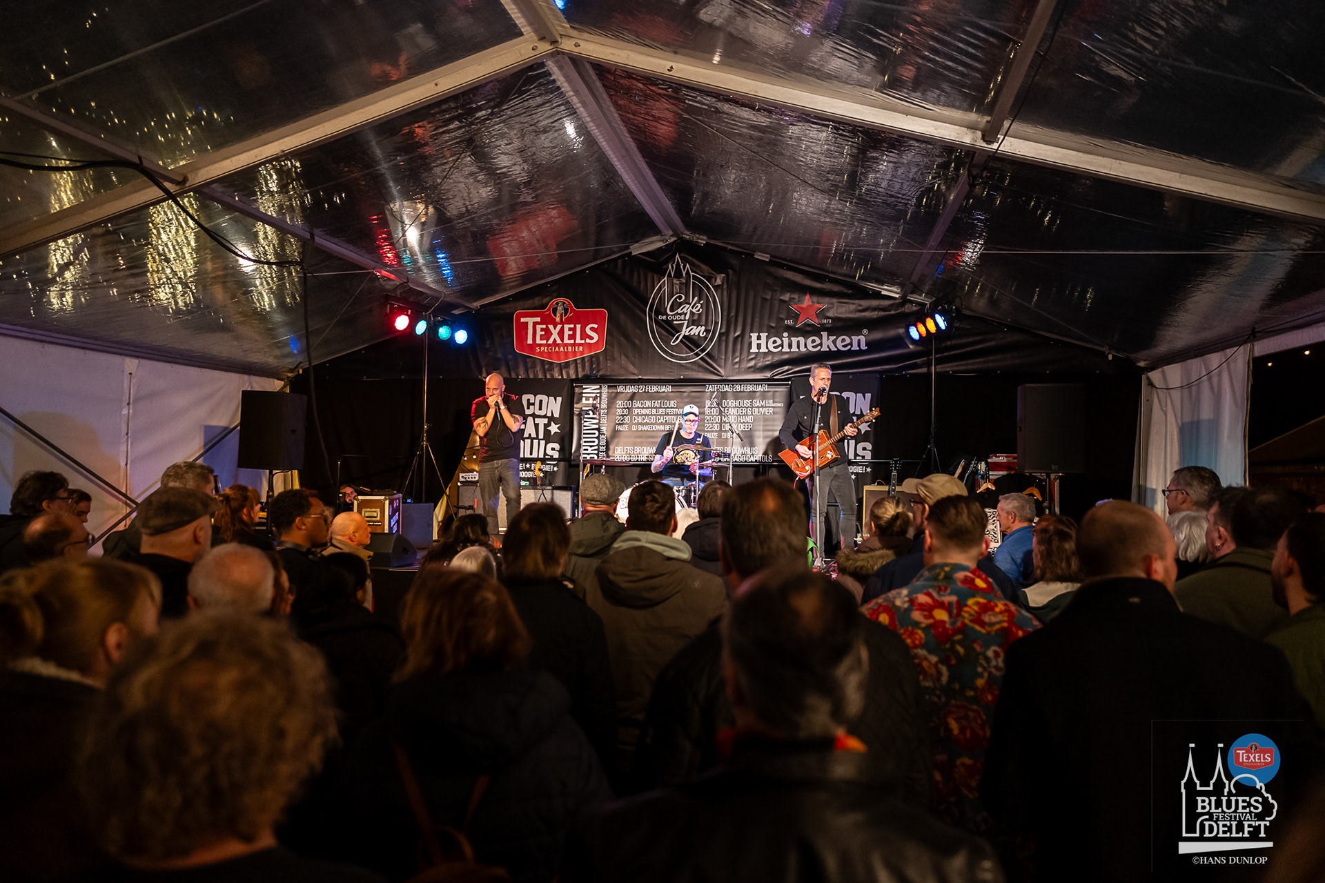 Bacon Fat Harry in Tent café Oude Jan