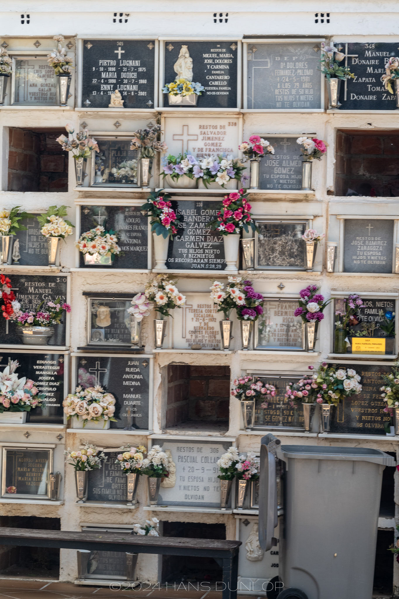 Urnen kerkhof in Torremolinos