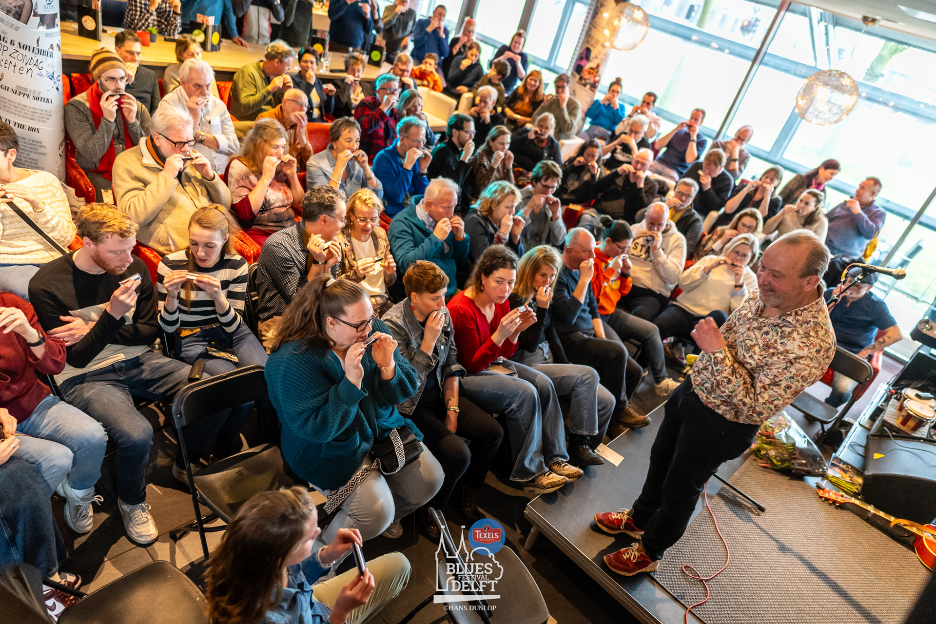 Mondharmonica workshop met Hans de Vries in Hampshire Hotel Delft Centre