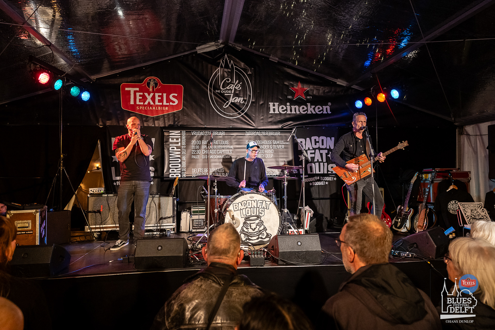 Bacon Fat Harry in Tent café Oude Jan