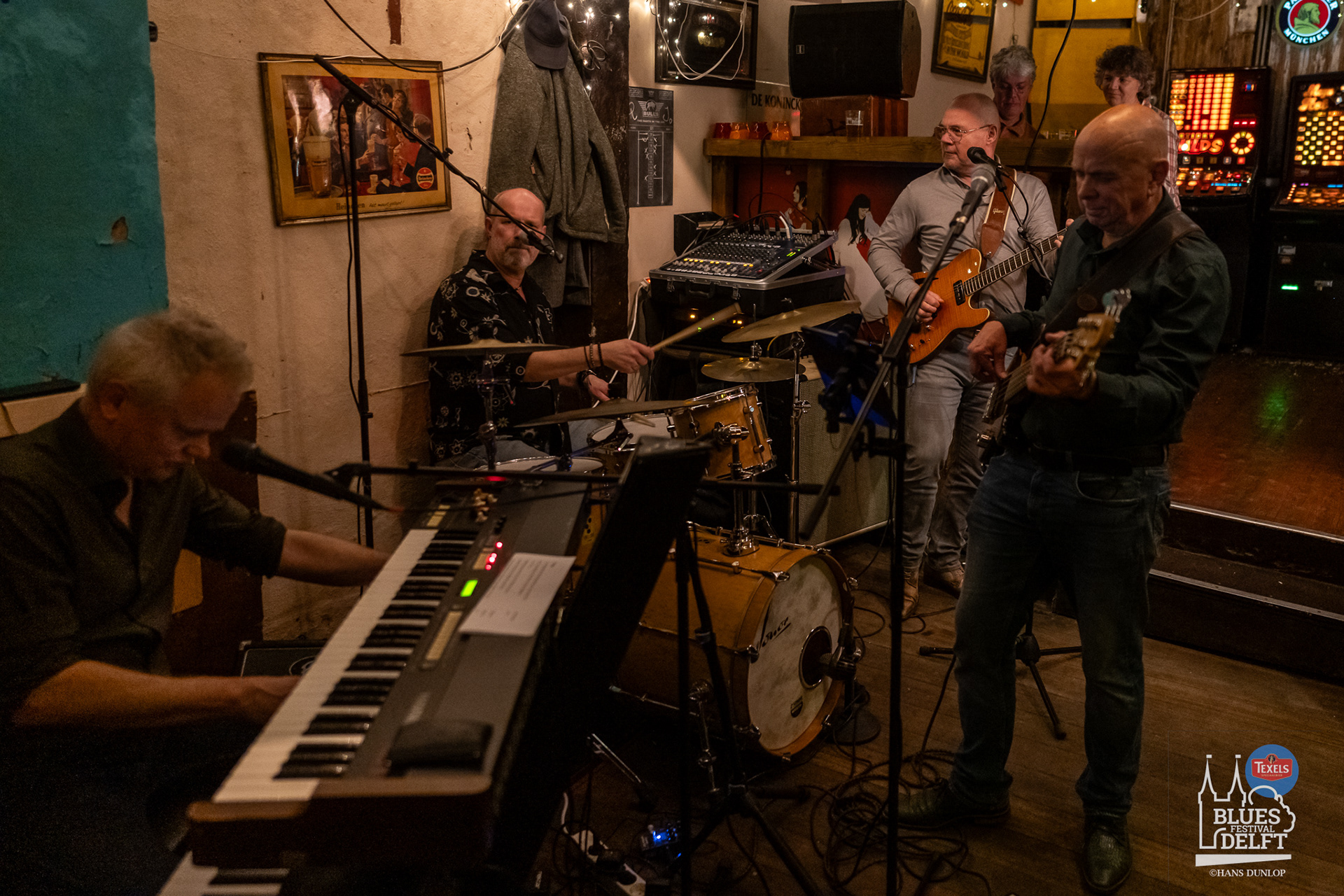 Pauls Blues Quartet in café De Joffer
