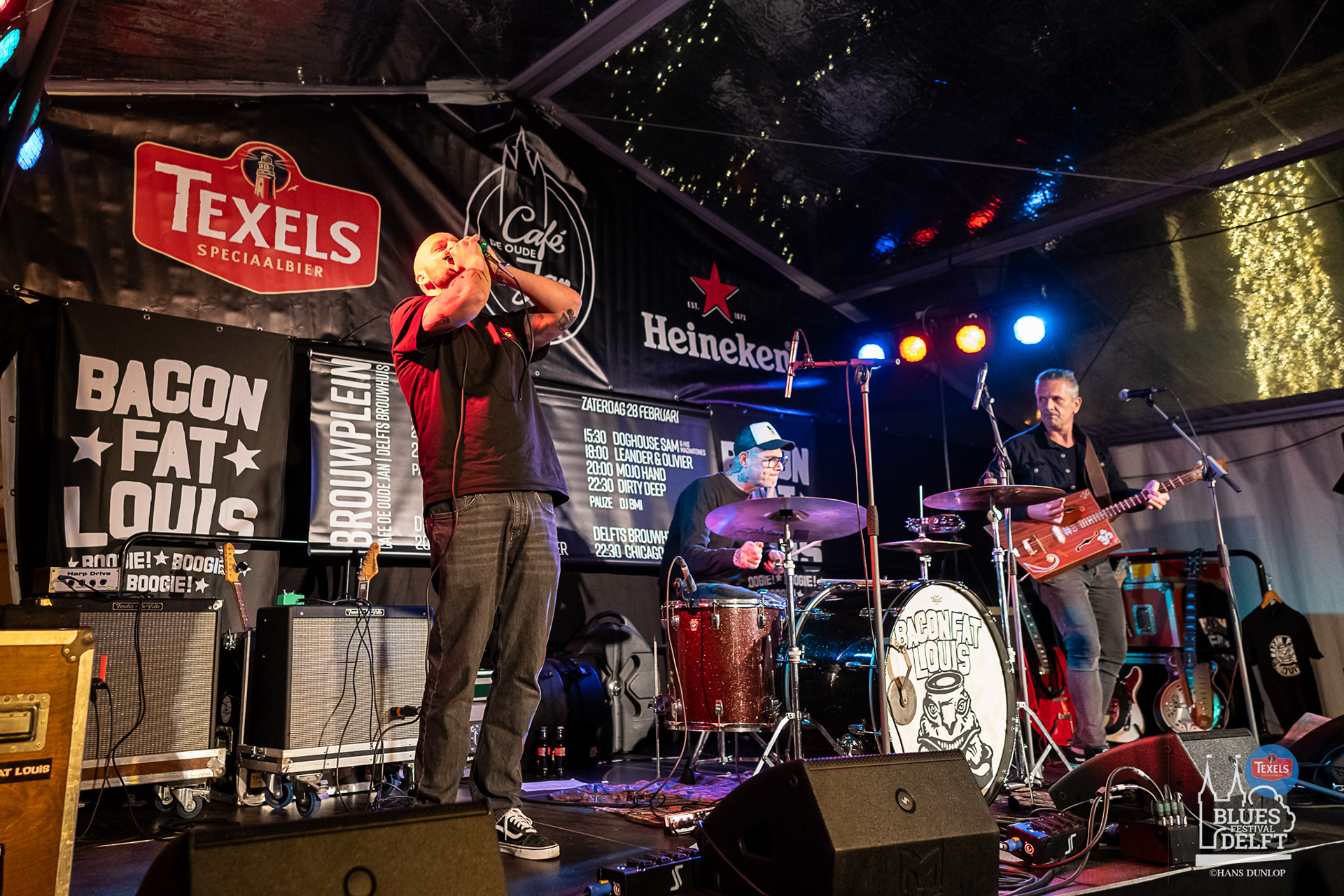 Bacon Fat Harry in Tent café Oude Jan