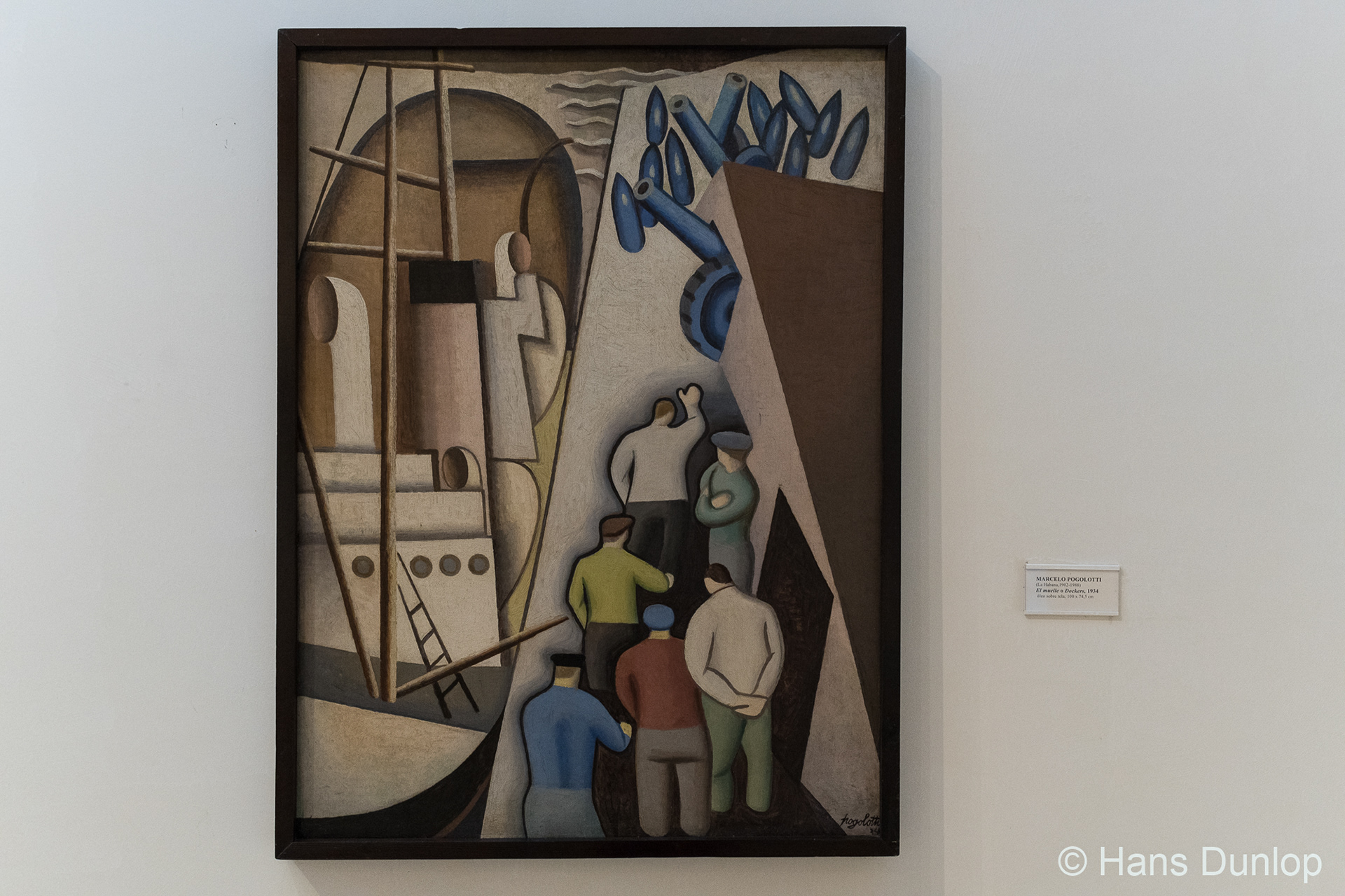 Marcello Pogolotti: El muelle o Dockers (1934)