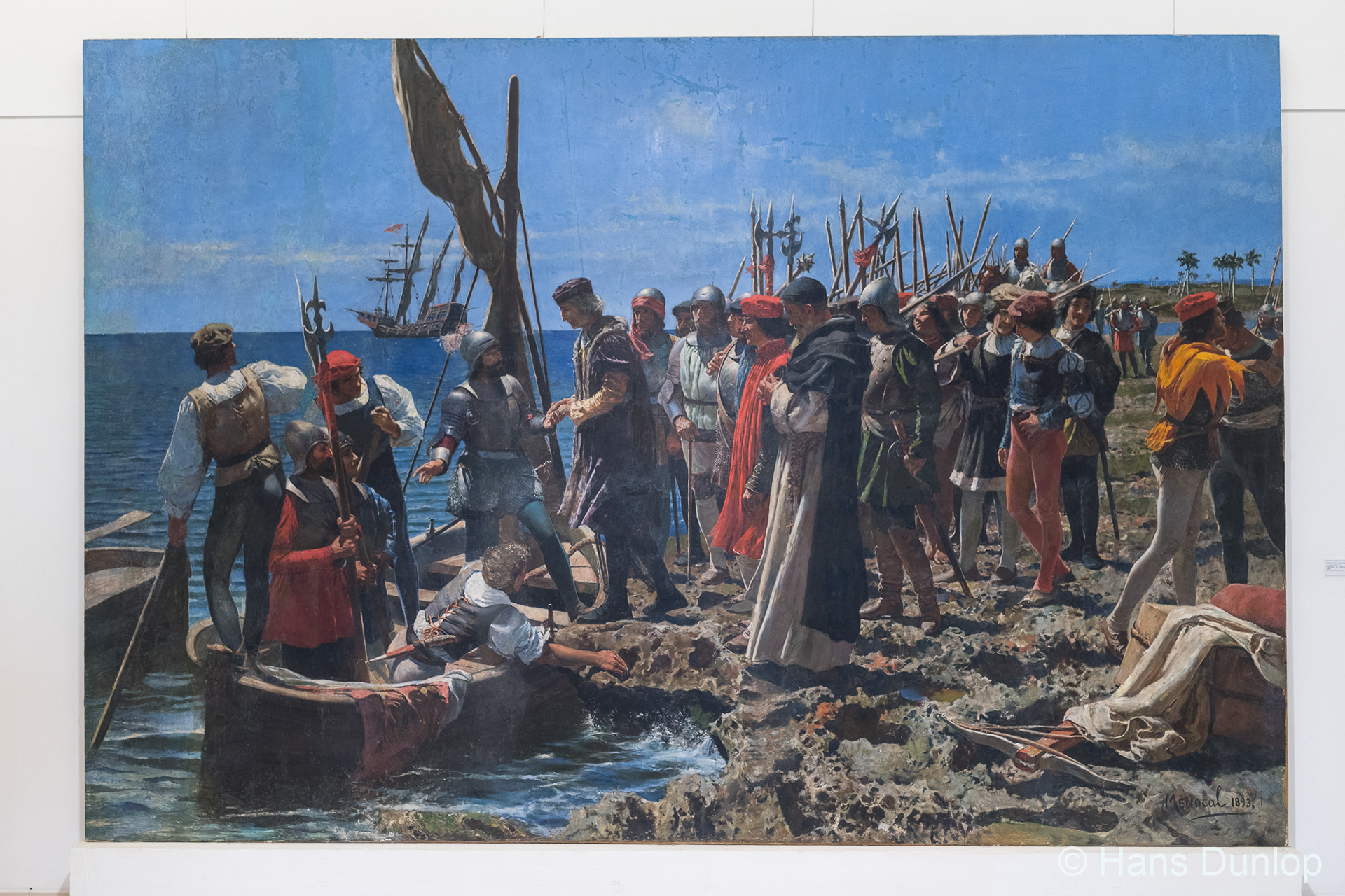 Armando G. Menocal: Embarque de Colon por Bobadilla (1893)