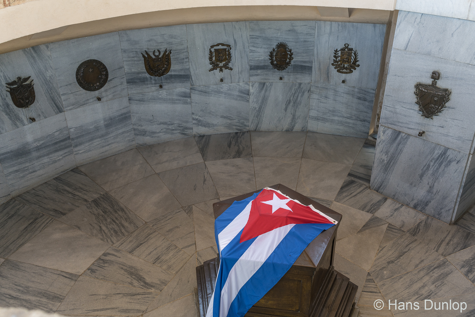 His coffin get's daily a ray of sun