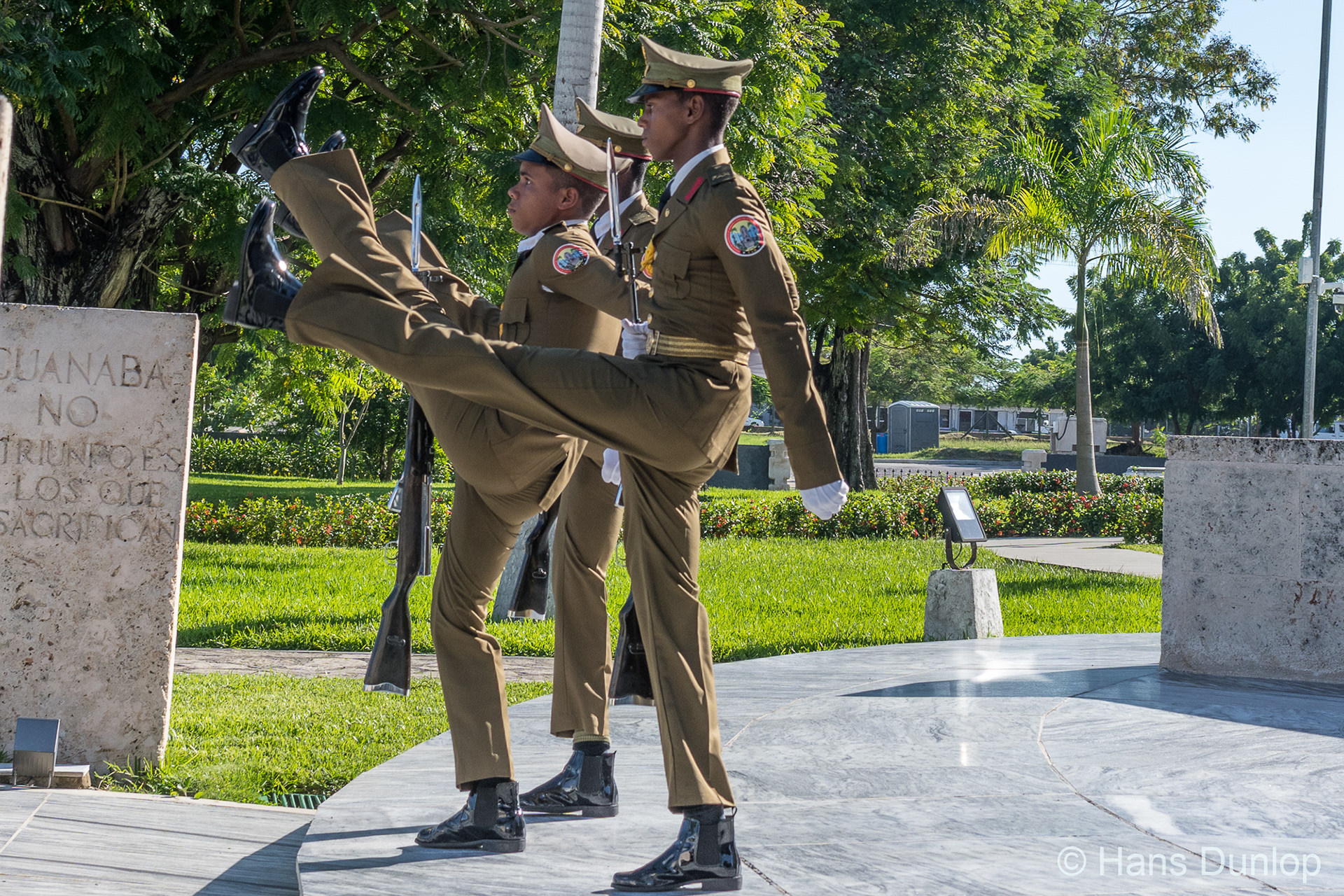 Changing of the guards (every 30 minutes)