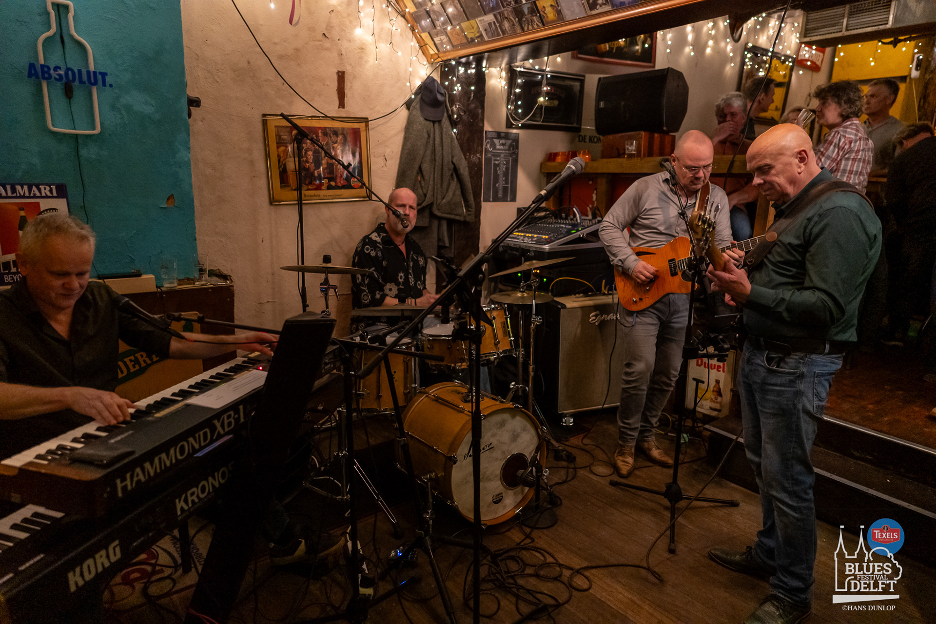 Pauls Blues Quartet in café De Joffer