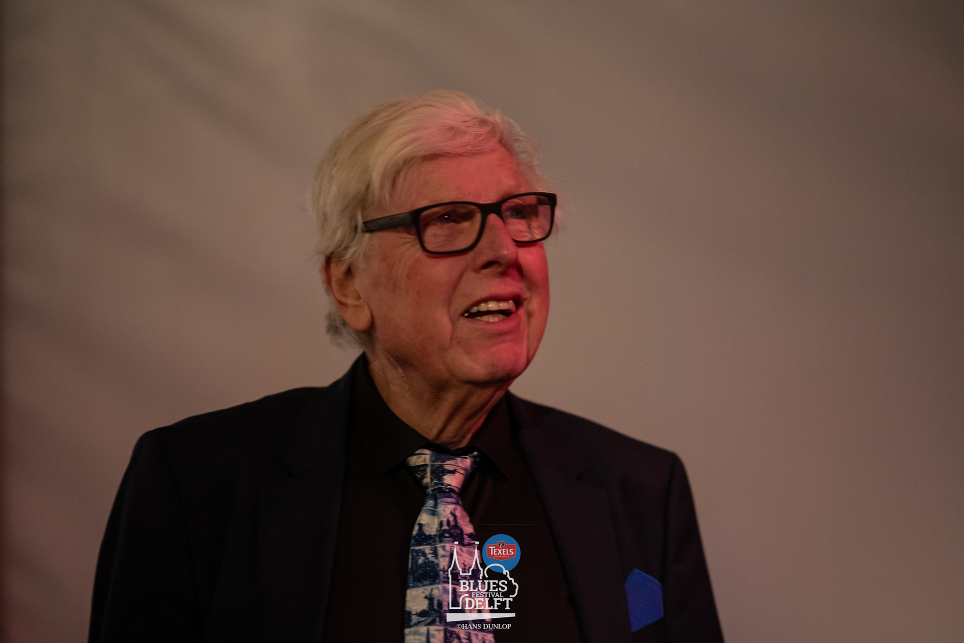 Opening van het Texels Blues Festival  in de tent bij De Oude Jan