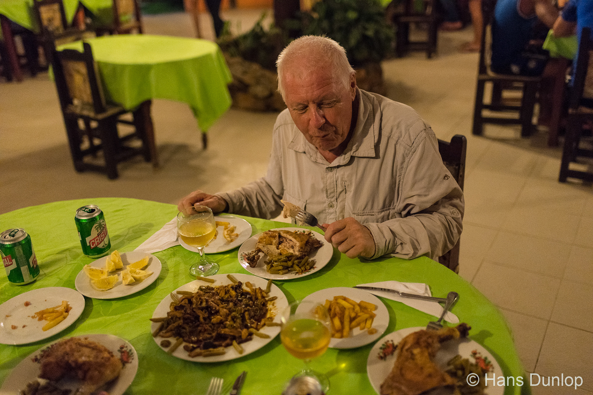 Nice and quite a lot for 3 (our driver joined too)