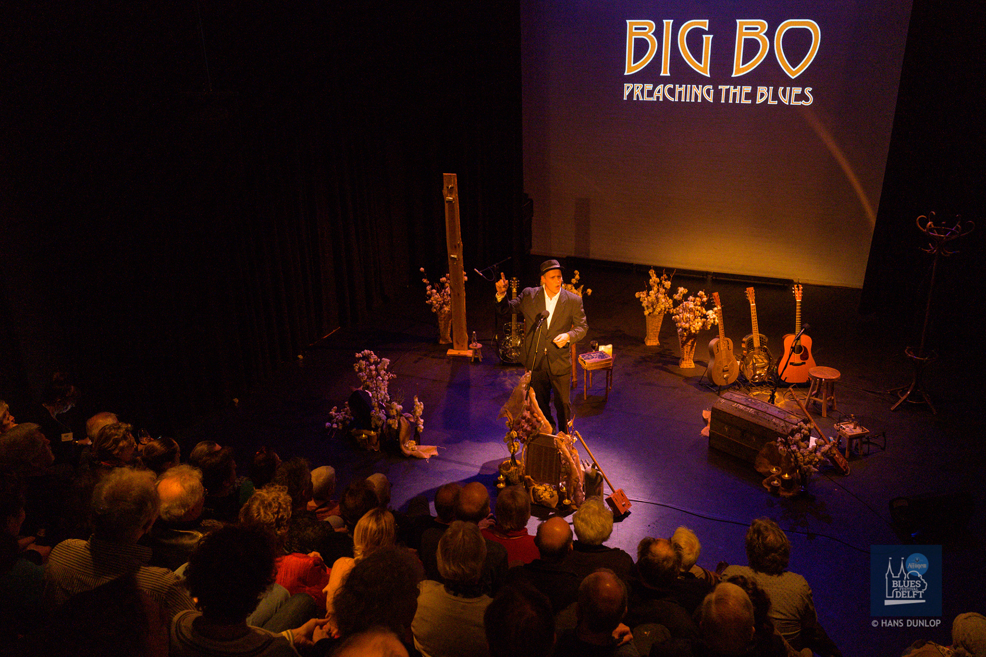 Big Bo presenteert "Preaching the Blues" in het Rietveld Theater
