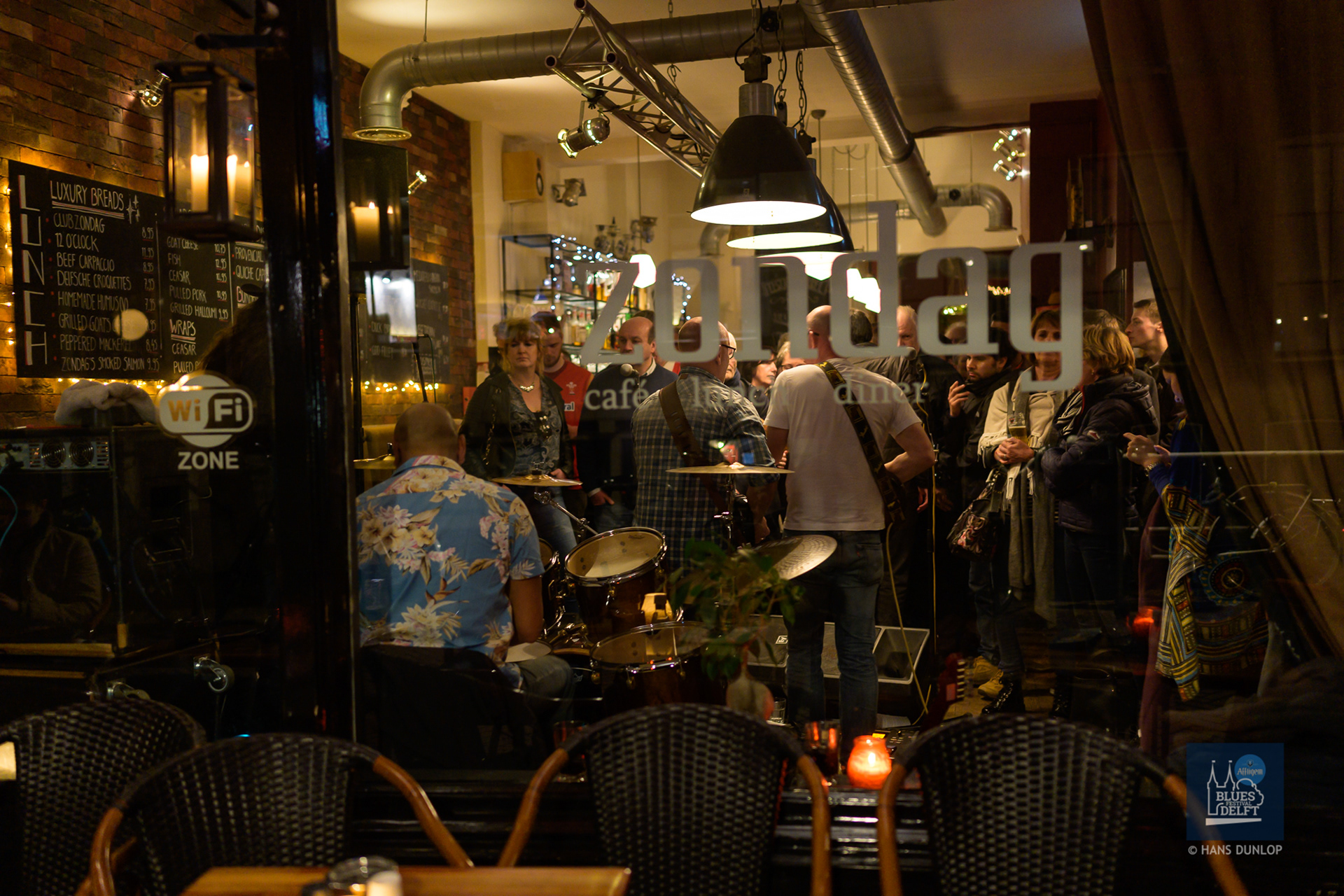 Robbert Fossen Band in café Zondag