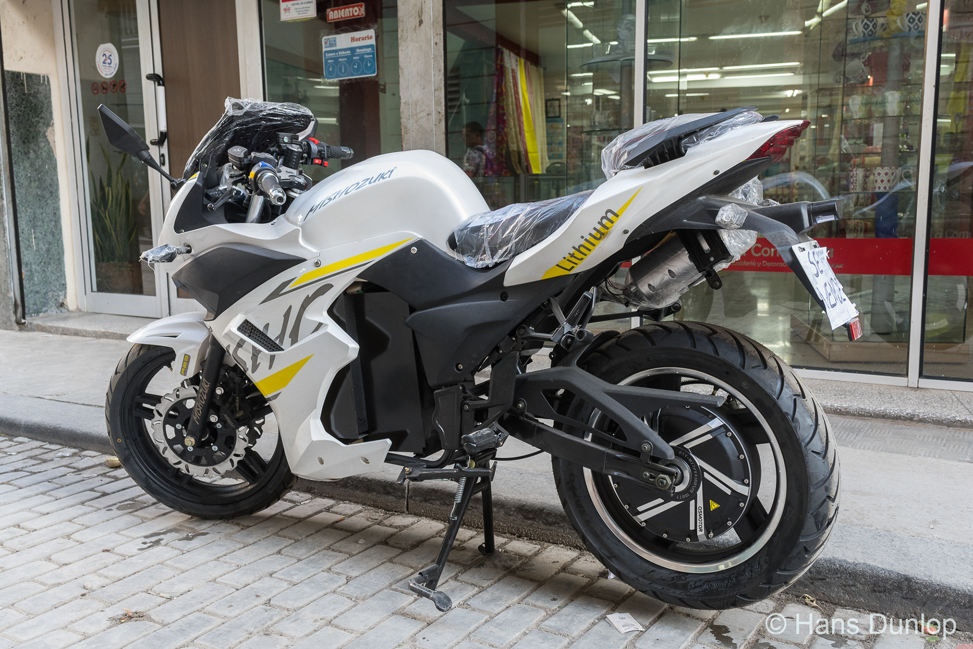 I haven't seen so many electric motorbikes before