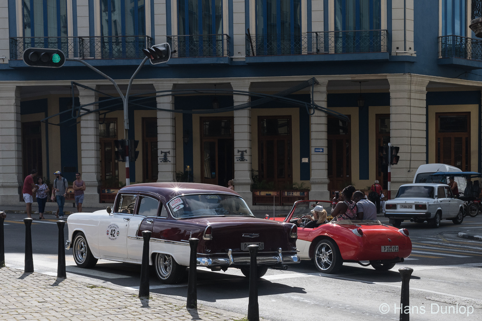 First time we see a woman behind the wheel of a classic