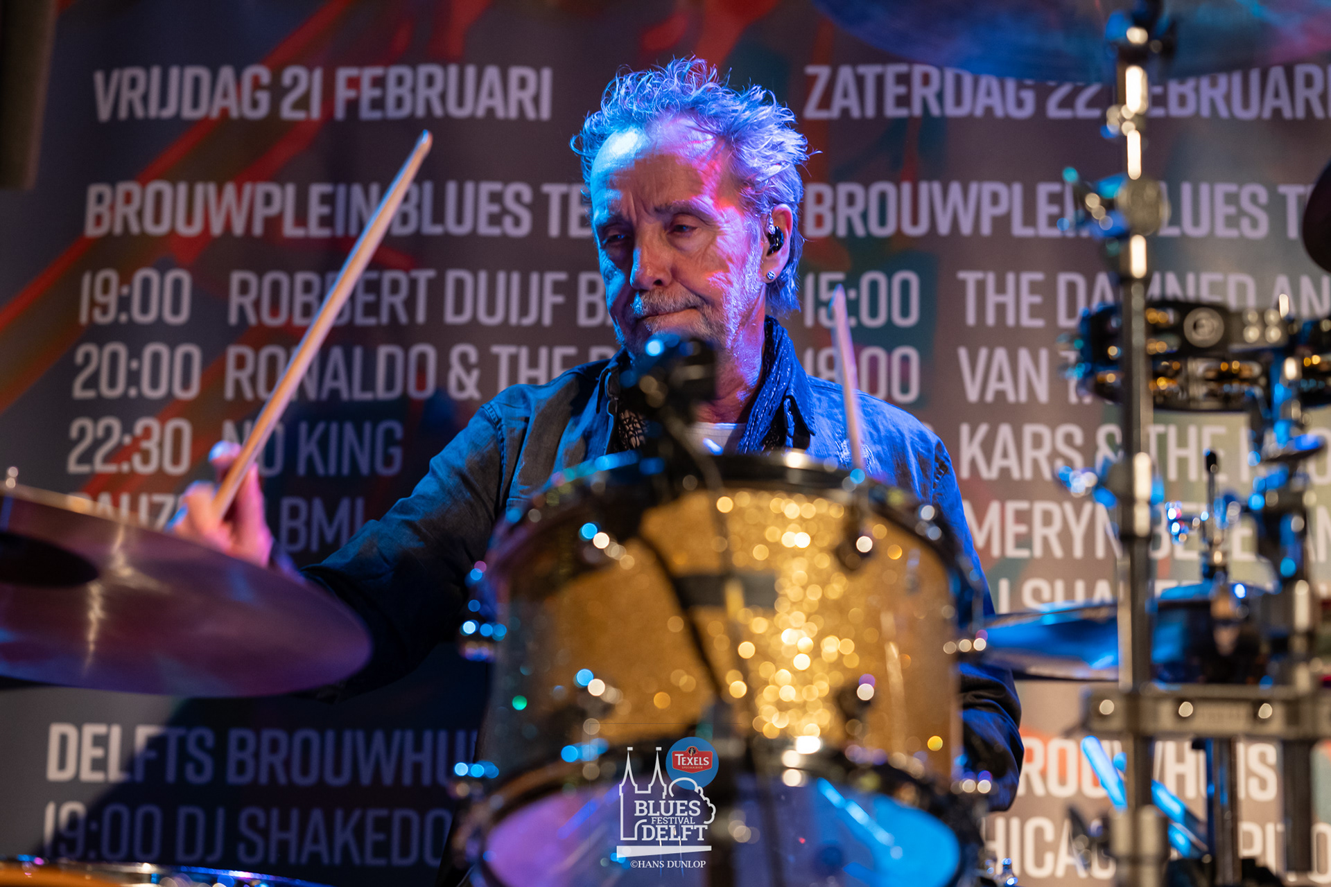 David Ronaldo in de tent bij De Oude Jan