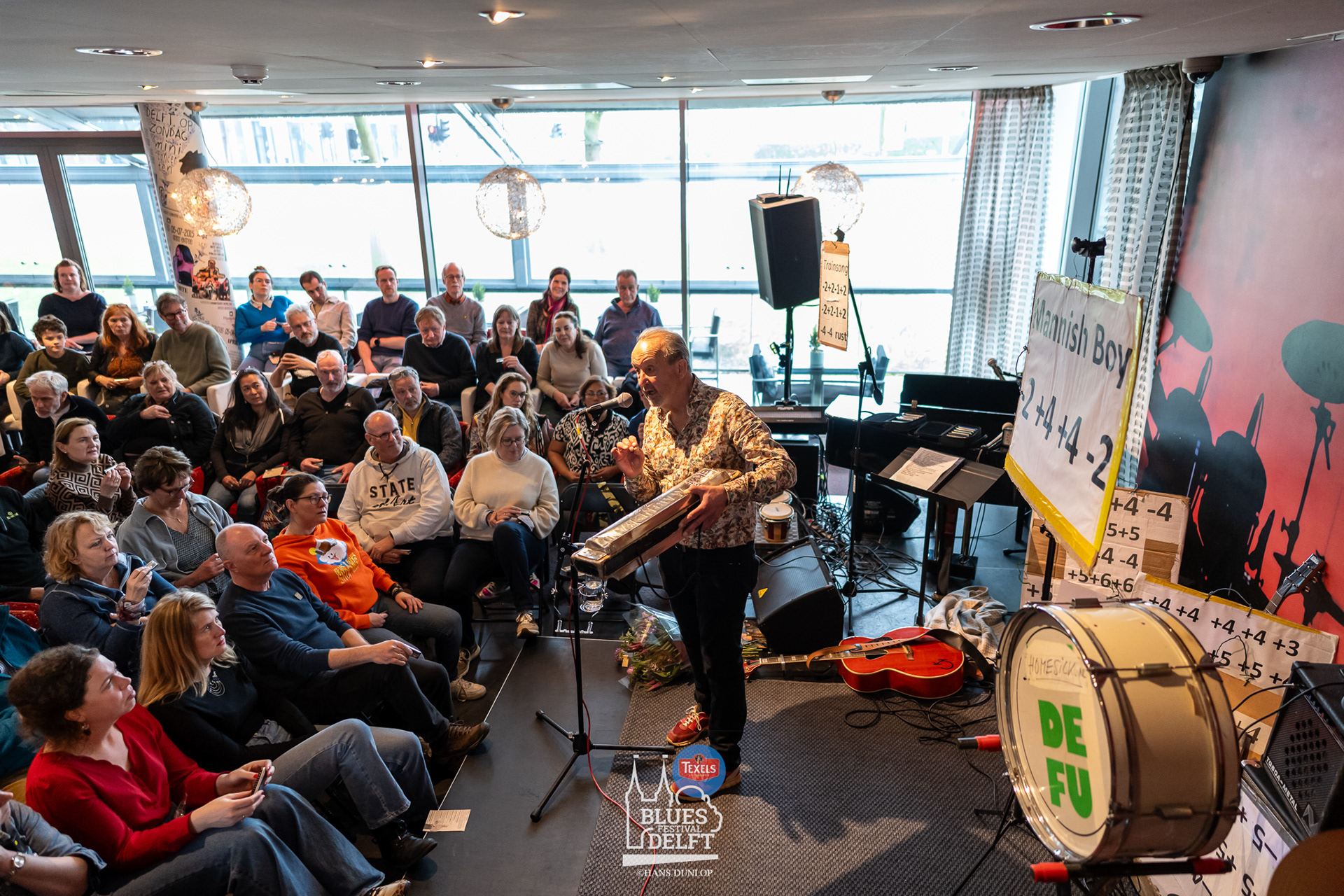 Mondharmonica workshop met Hans de Vries in Hampshire Hotel Delft Centre