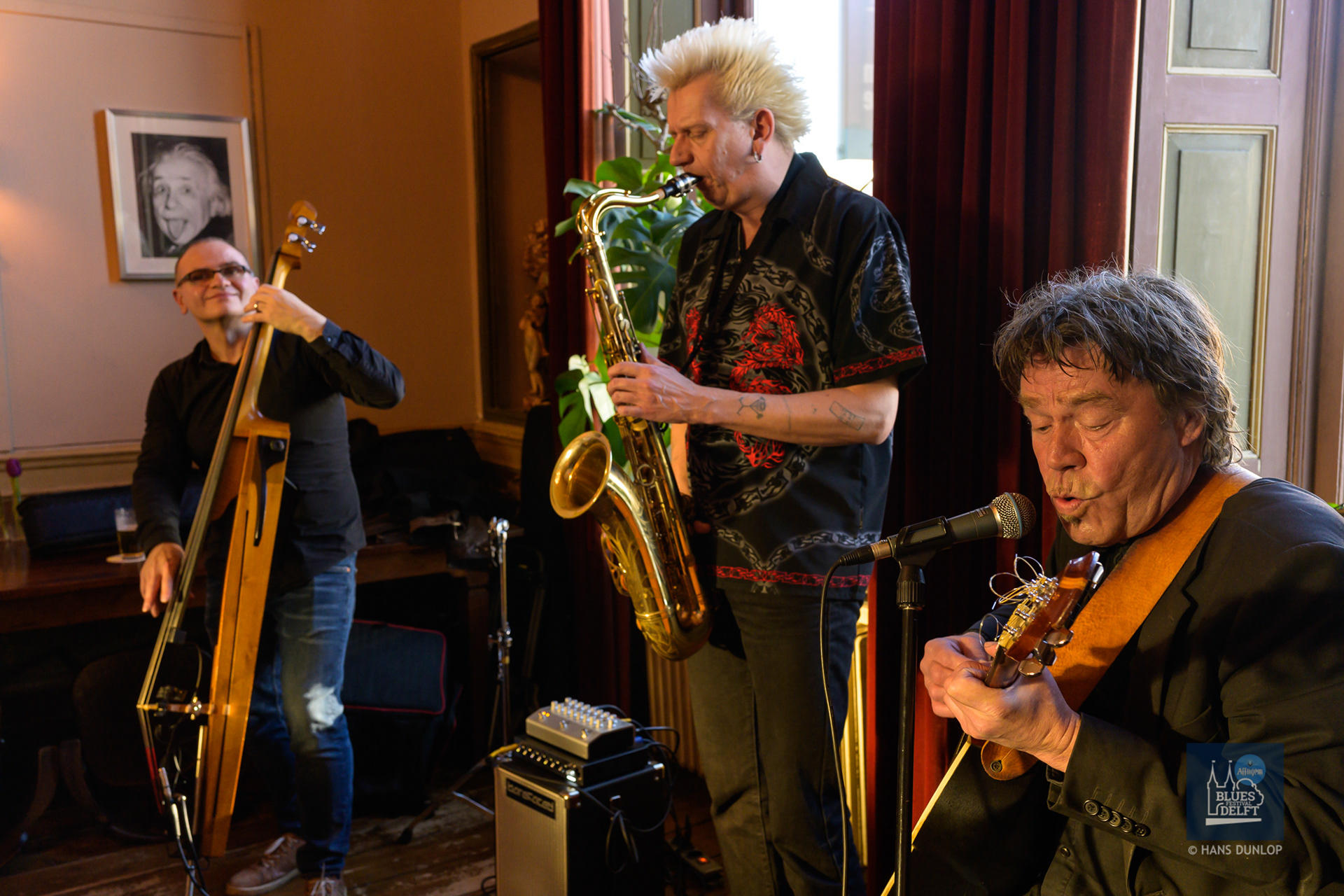 Walter & Friends bij café Einstein