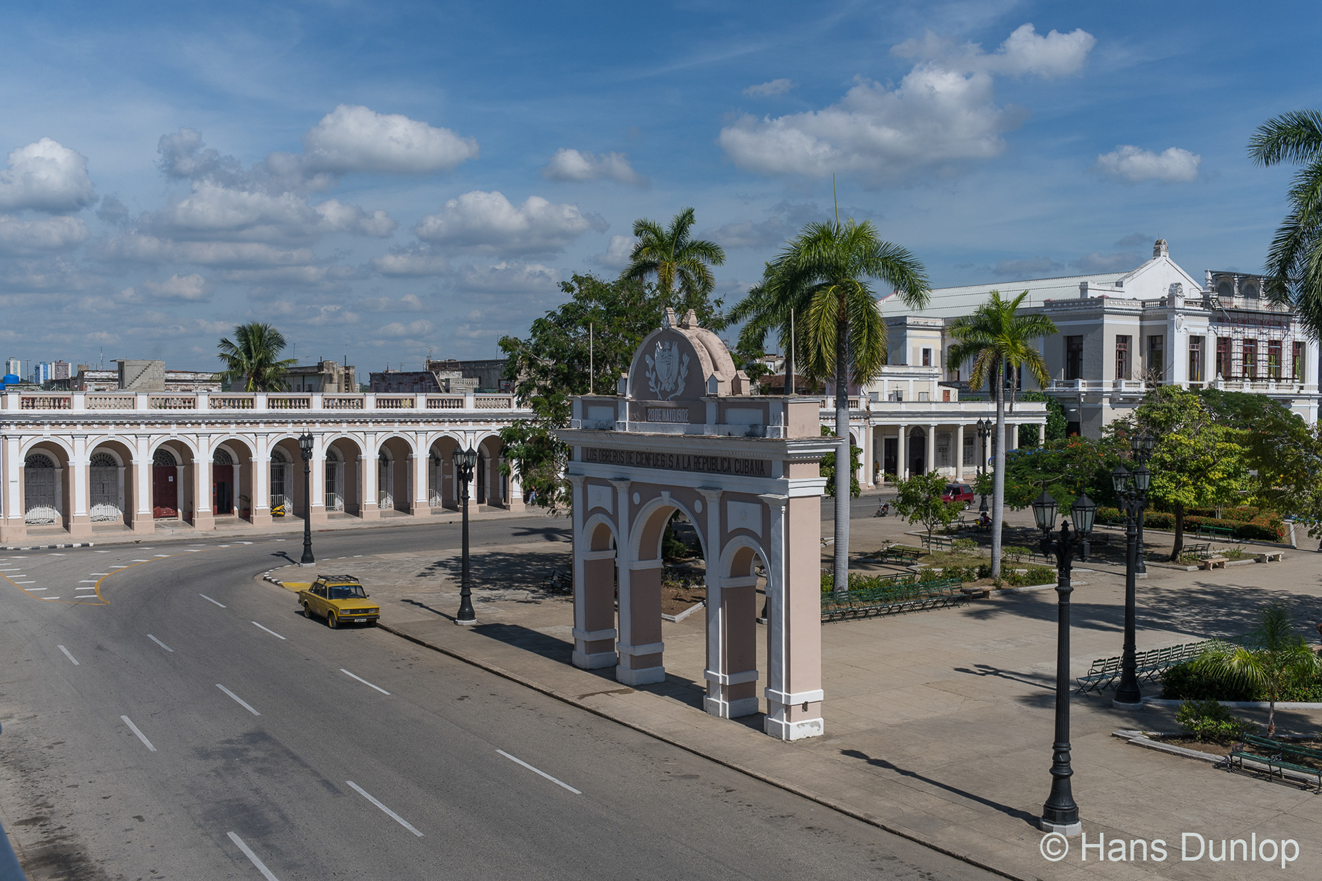 Arco de Triunfo for the workers "Los Obreros" build in 1902
