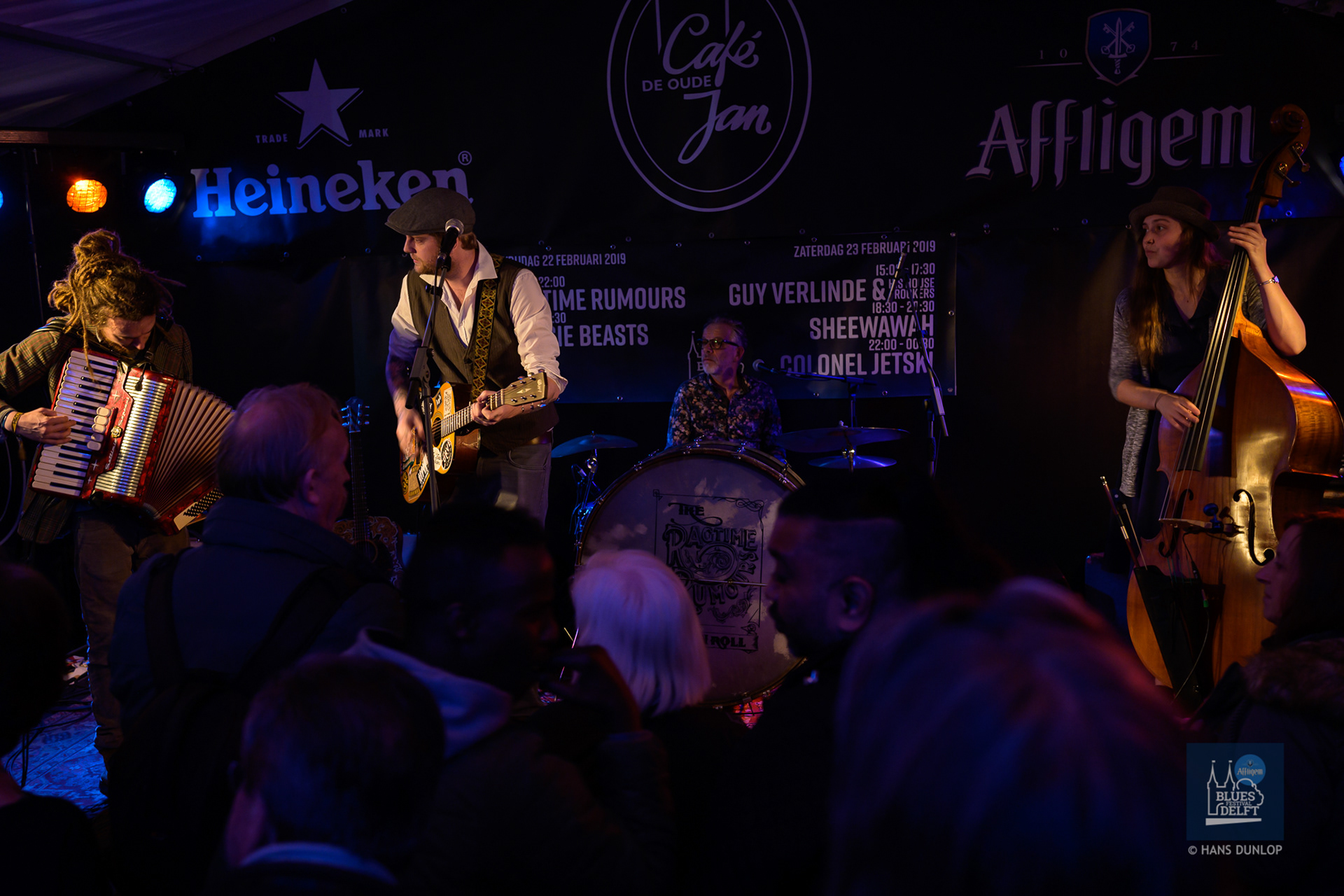 Ragtime Rumours bij cafe Oude Jan