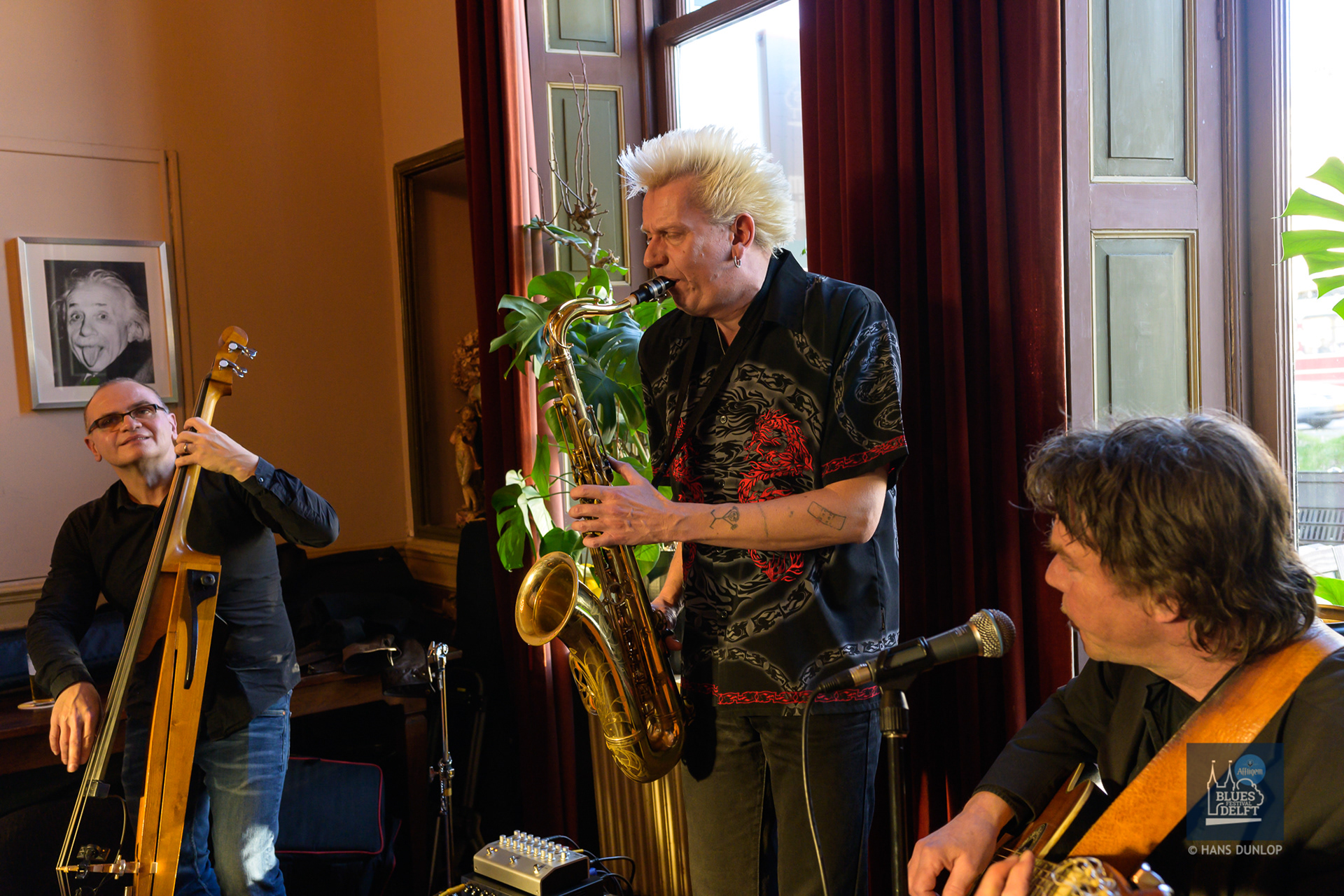 Walter & Friends bij café Einstein