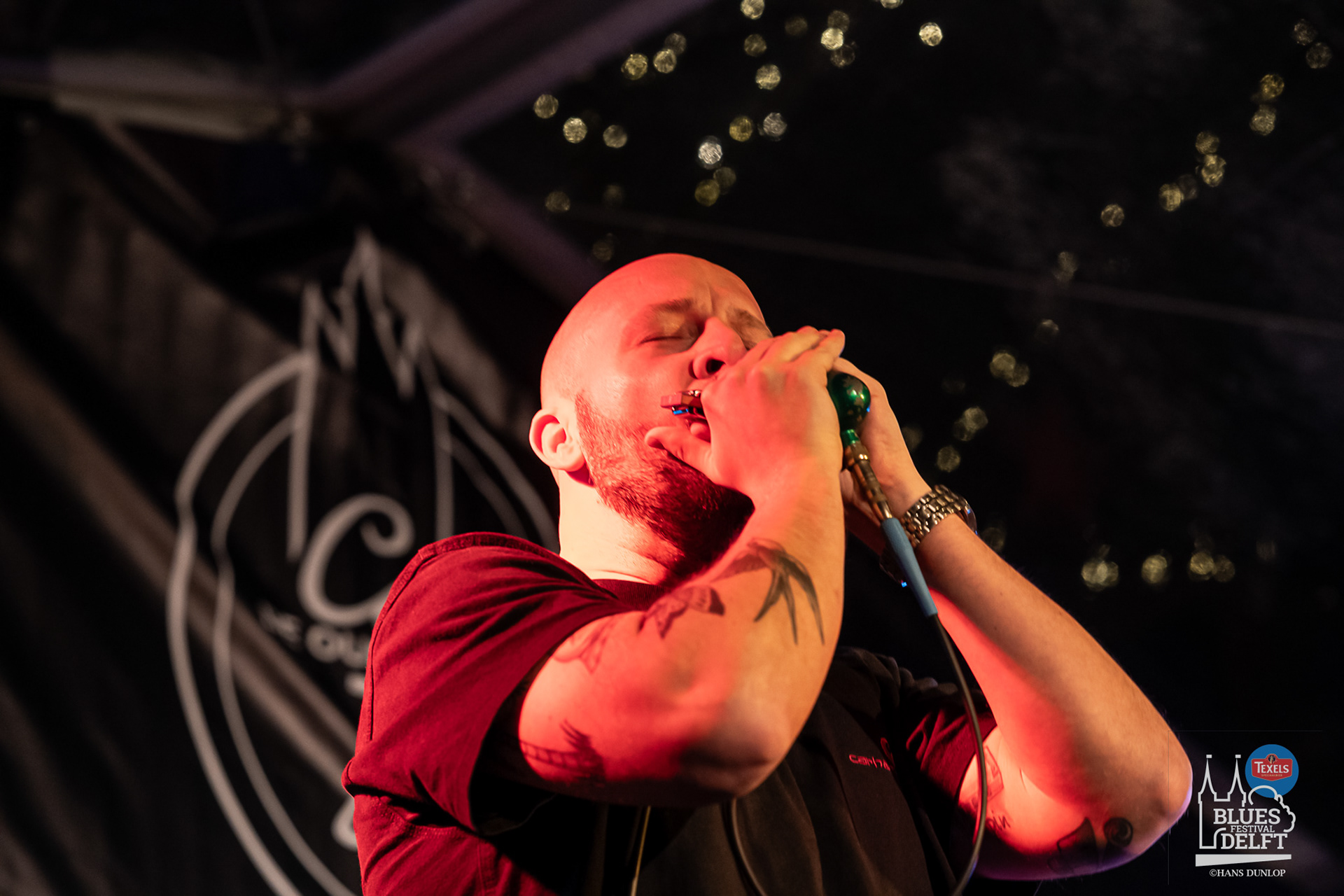 Bacon Fat Harry in Tent café Oude Jan