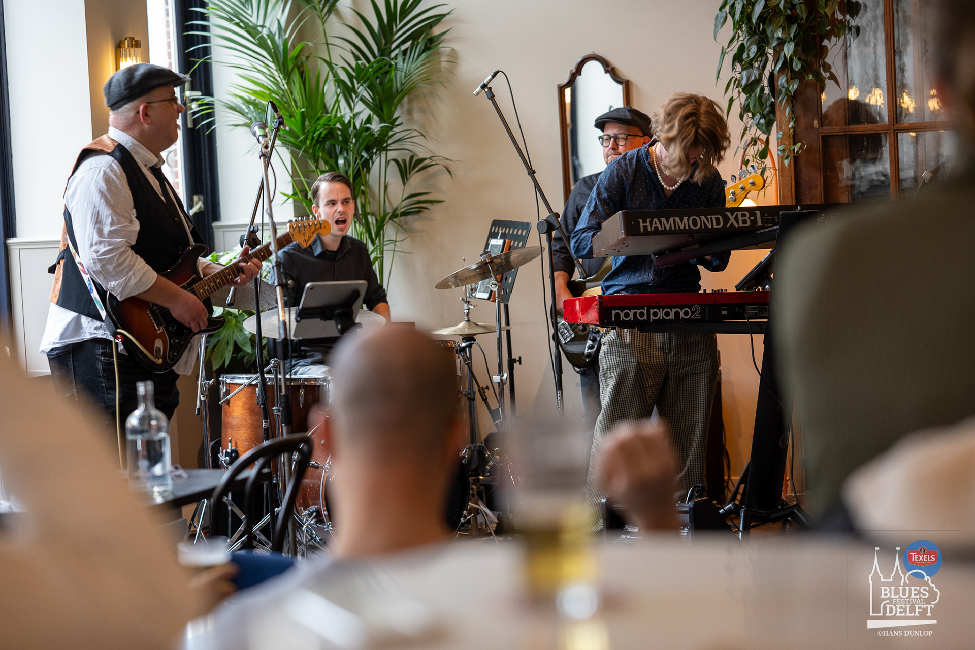 dB Bluesband in restaurant Gaia