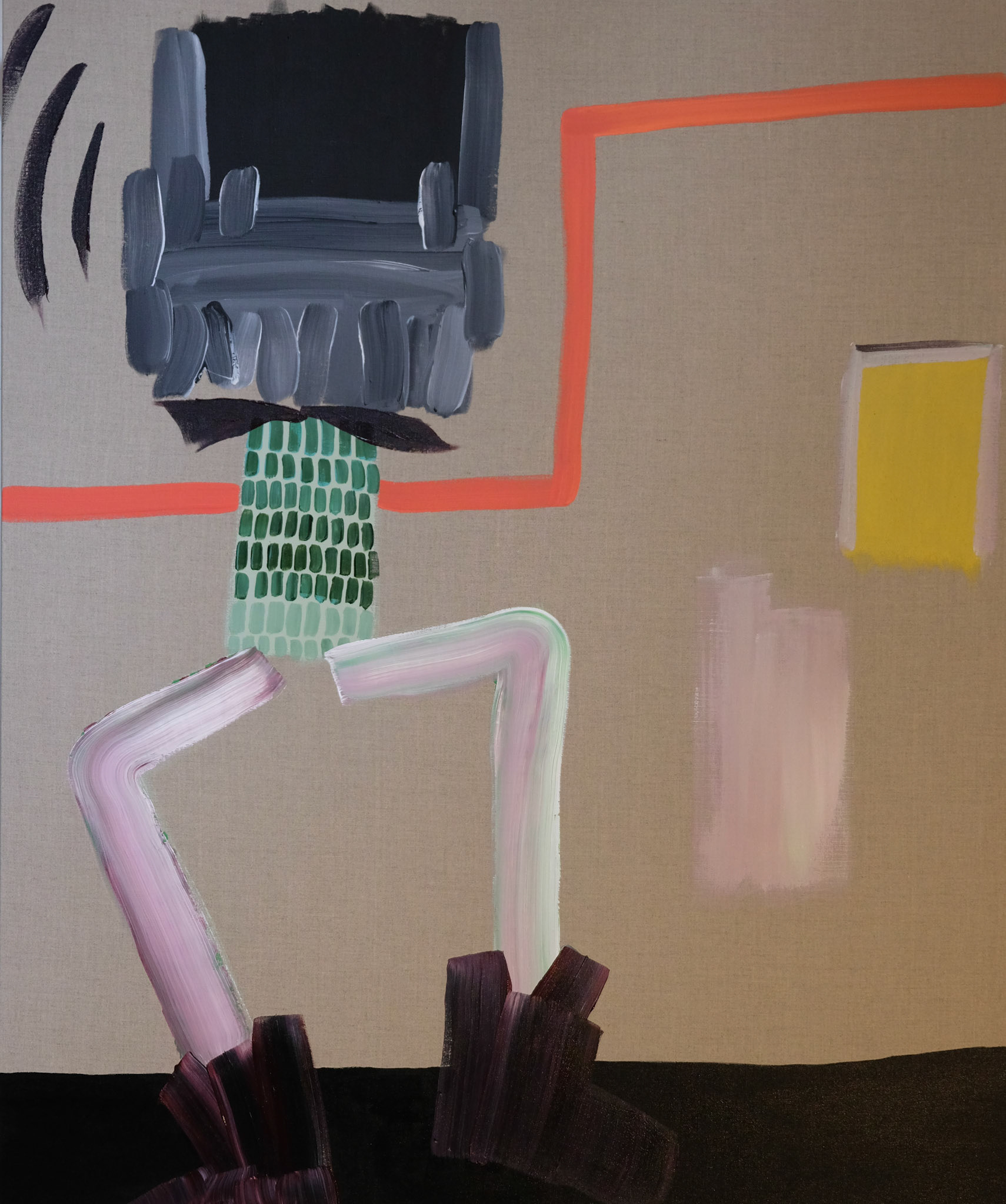 'Dance' 120 x 100 cms Acrylic on Canvas