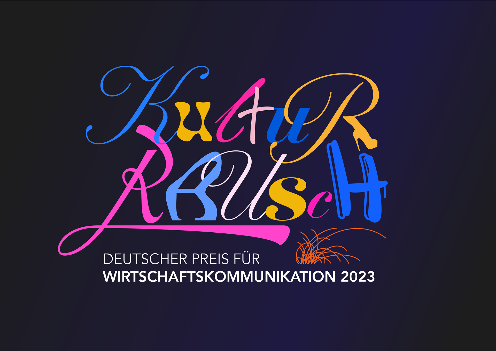 Logo und Corporate Identity für den Deutschen Preis für Wirtschaftskommunikation, 2023