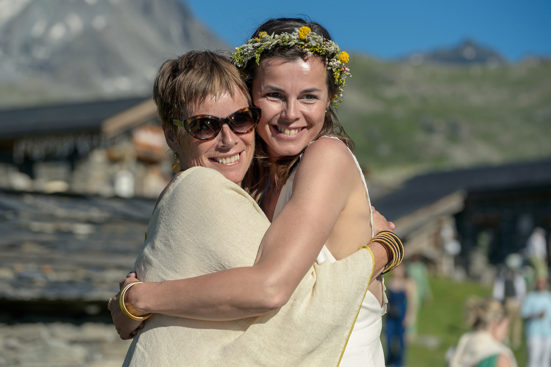Photographe - portrait de la mariée et de sa mère