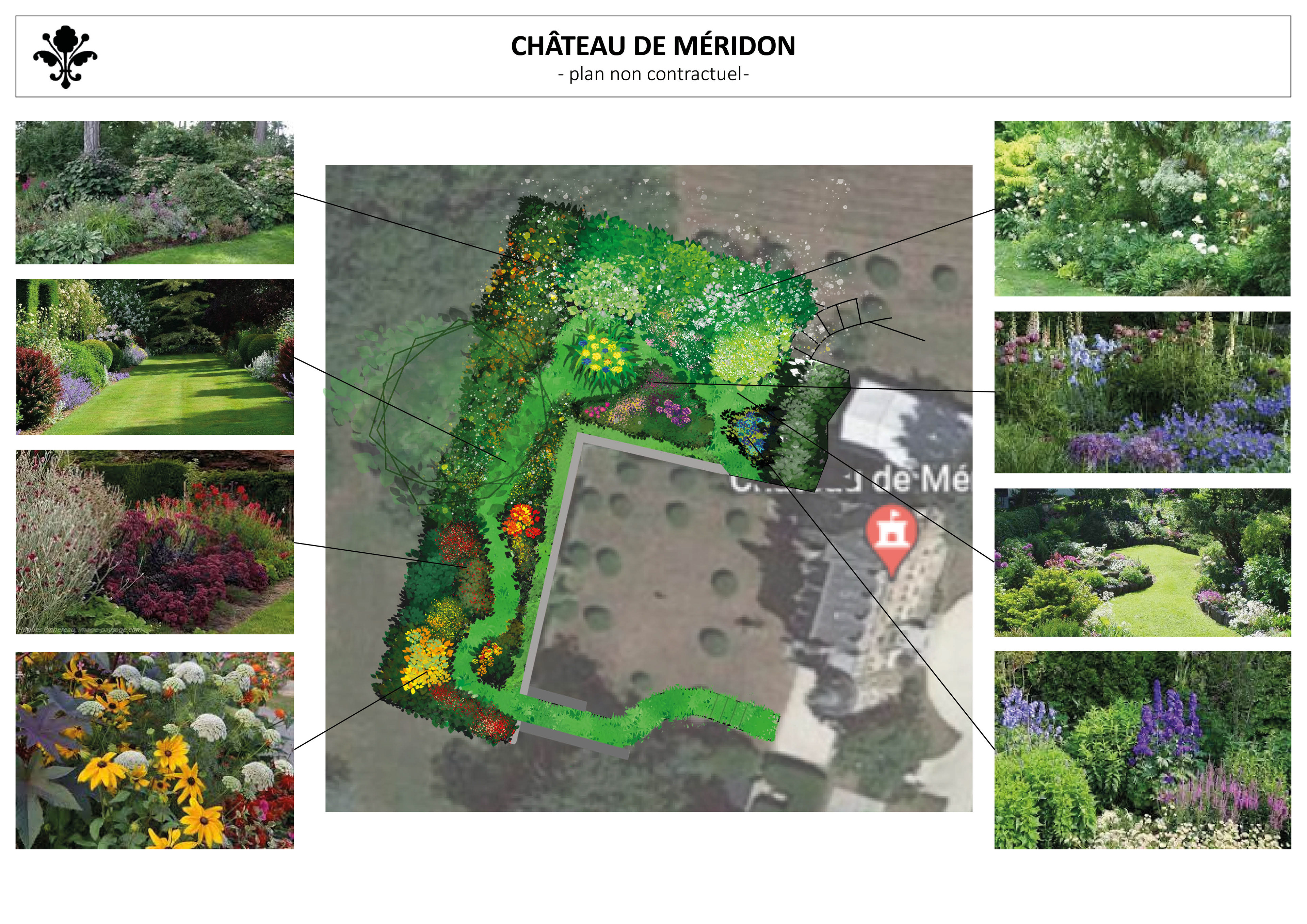Proposition d'aménagement paysager d'une douve pour créer un lieu photogénique