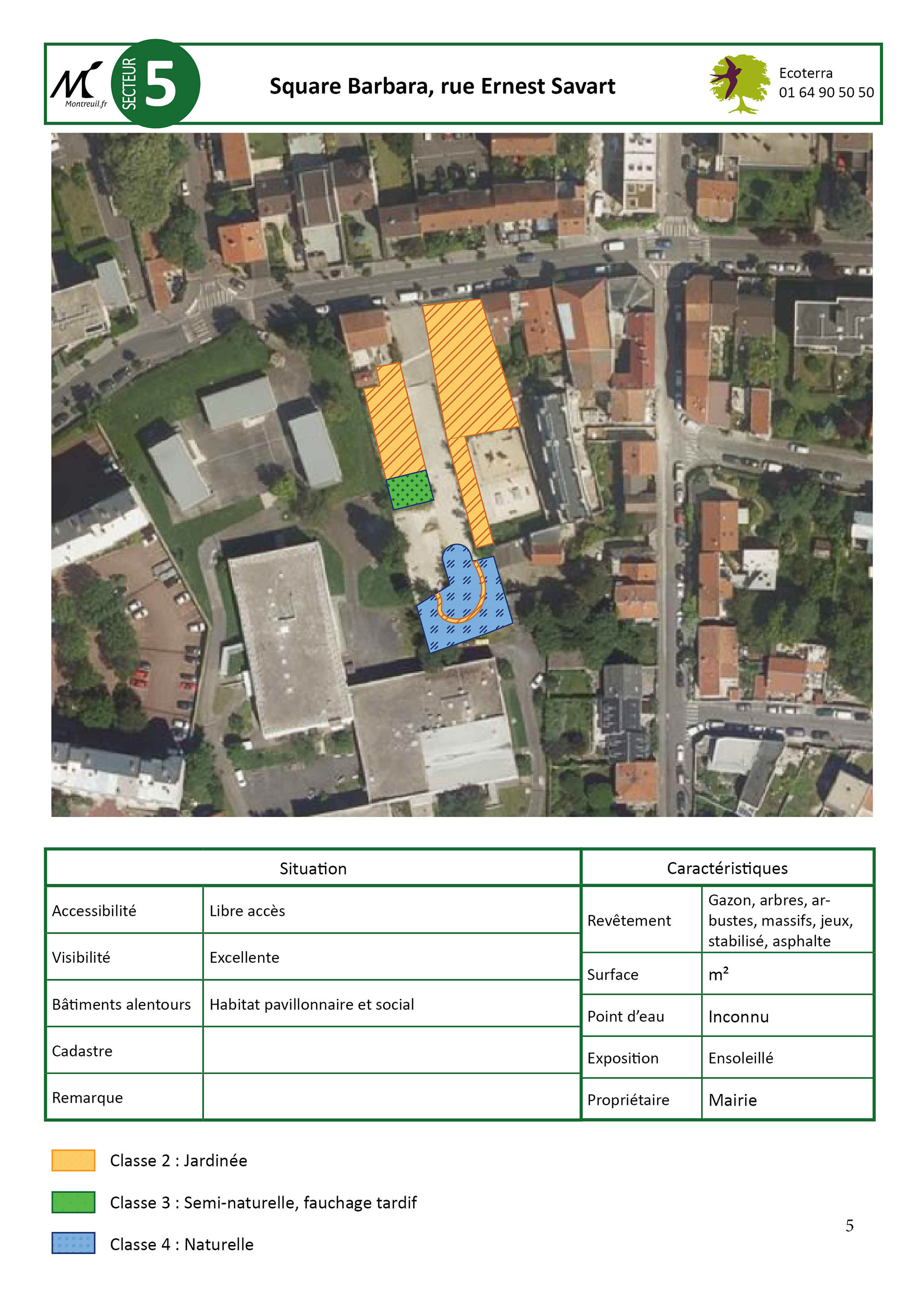 Gestion différenciée, zone naturelle en ville